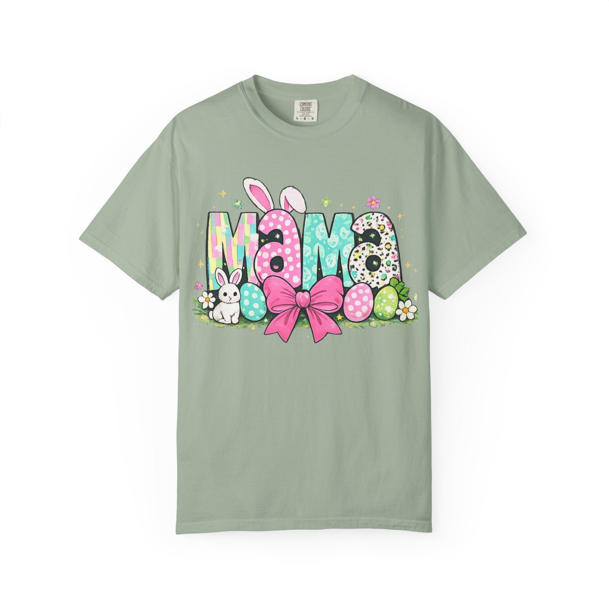 Mama Easter T-Shirt — Pastel Bunny & Egg Spring Shirt
