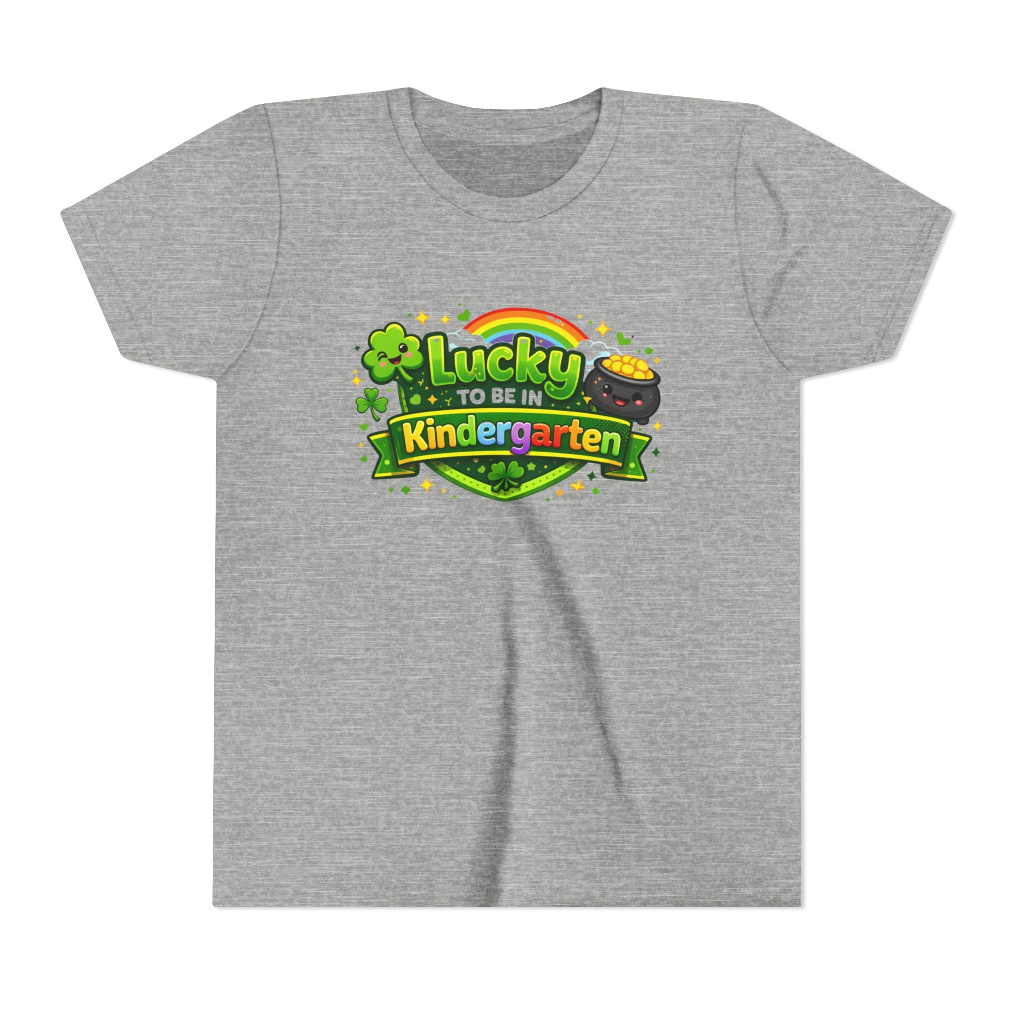 Lucky to Be in Kindergarten Youth Tee — St. Patrick’s Day Kindergarten Shirt