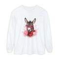 Donkey with Heart Sunglasses Long Sleeve Tee