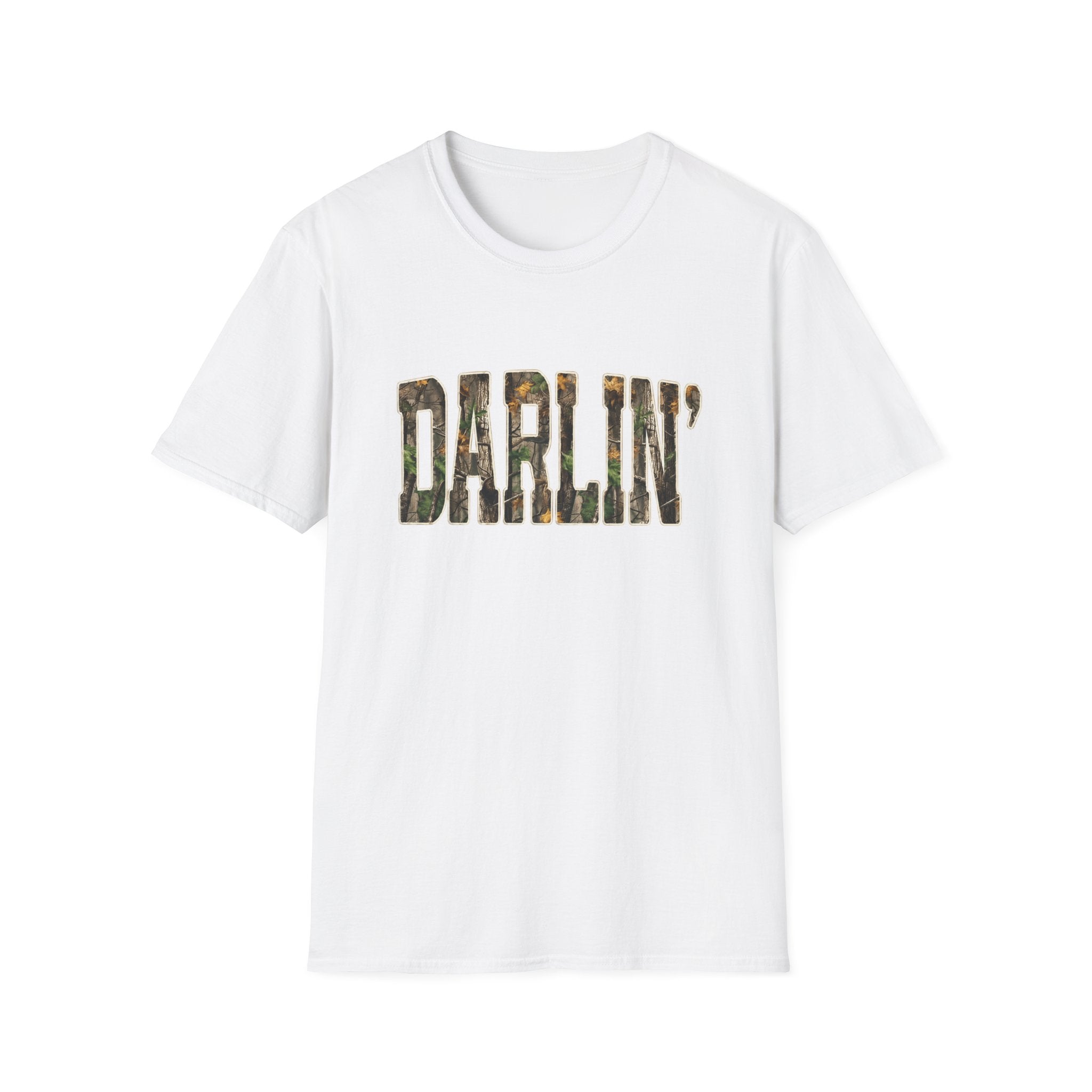 Darlin' Camo Graphic T‑Shirt — Casual Southern Country Tee