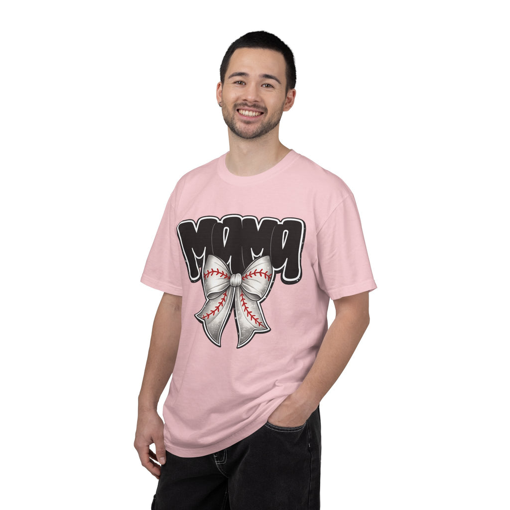 Mama Baseball Bow T-Shirt