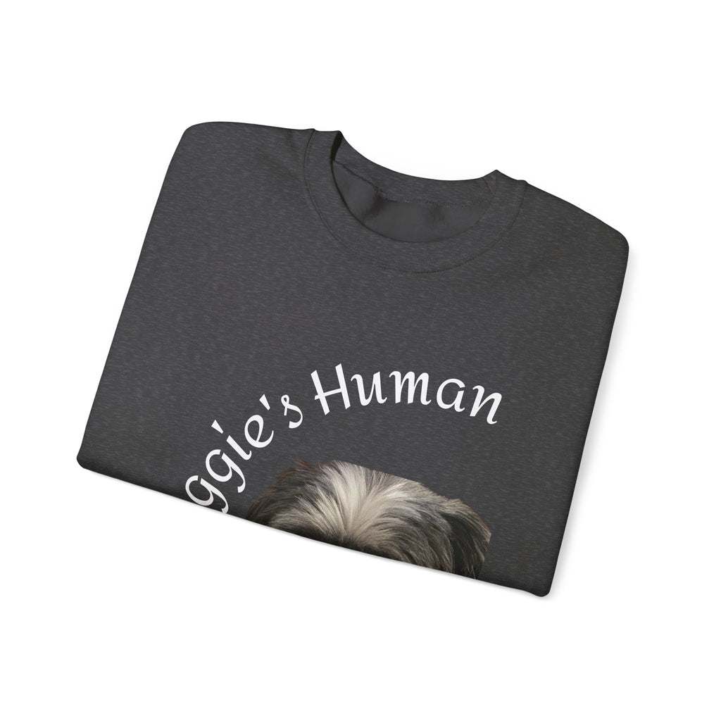 Pet Parent Sweatshirt — “Maggie’s Human” Personalized Dog Crewneck