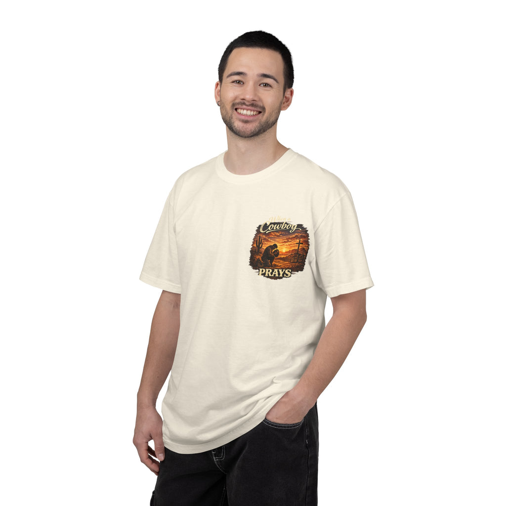 When a Cowboy Prays T-Shirt