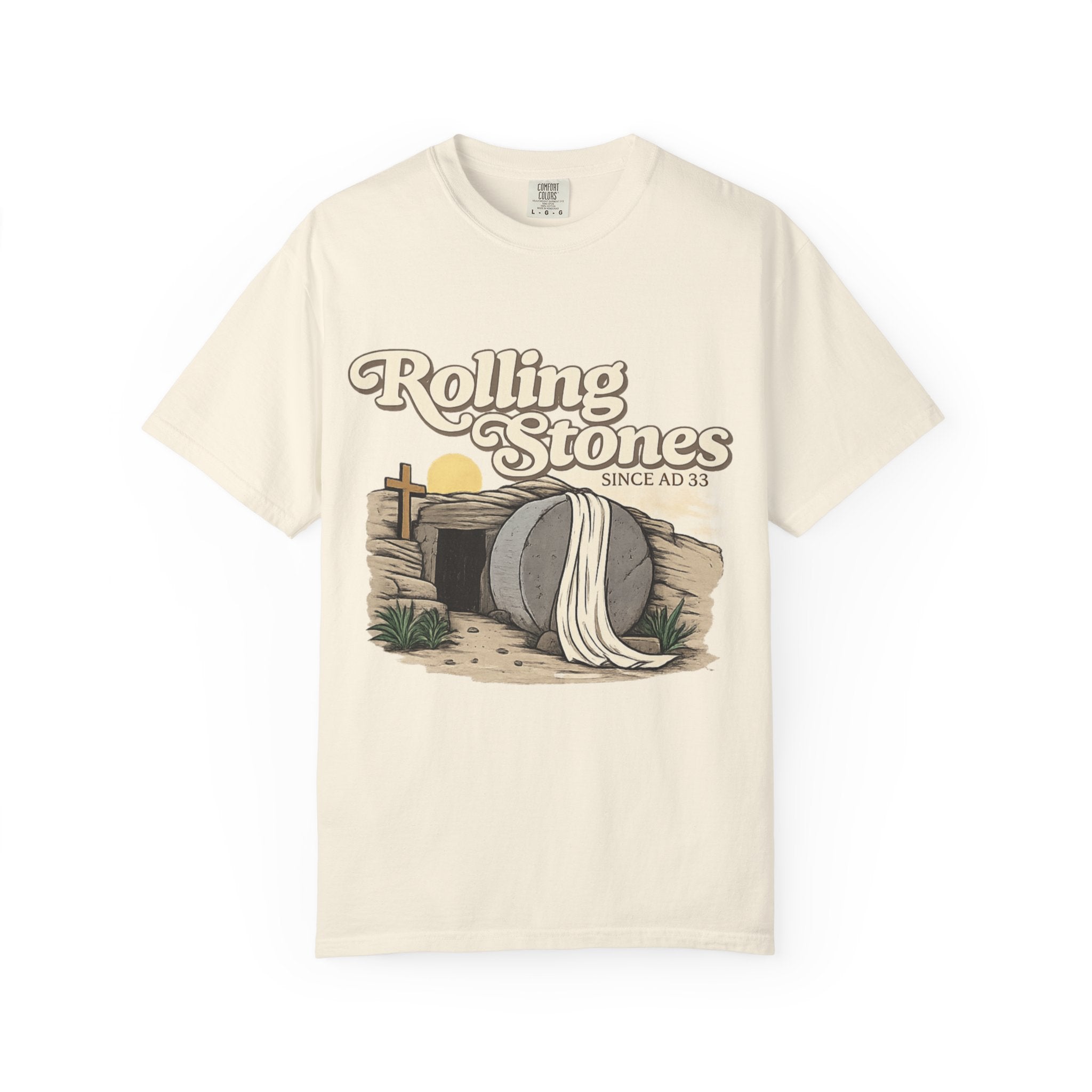 T-Shirt — Vintage 'Rolling Stones' Tomb Design