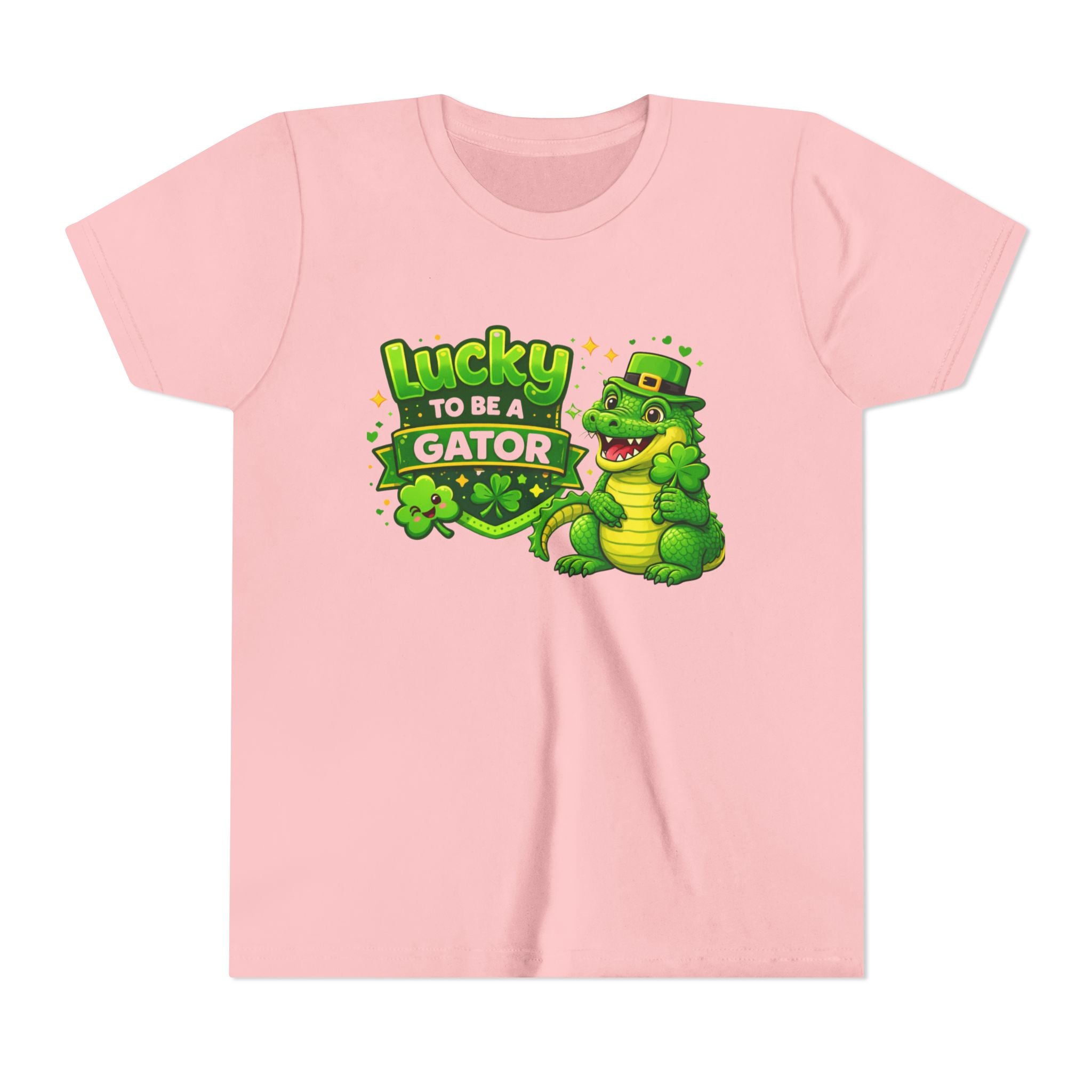 Kids "Lucky to Be a Gator" St. Patrick's Day Tee