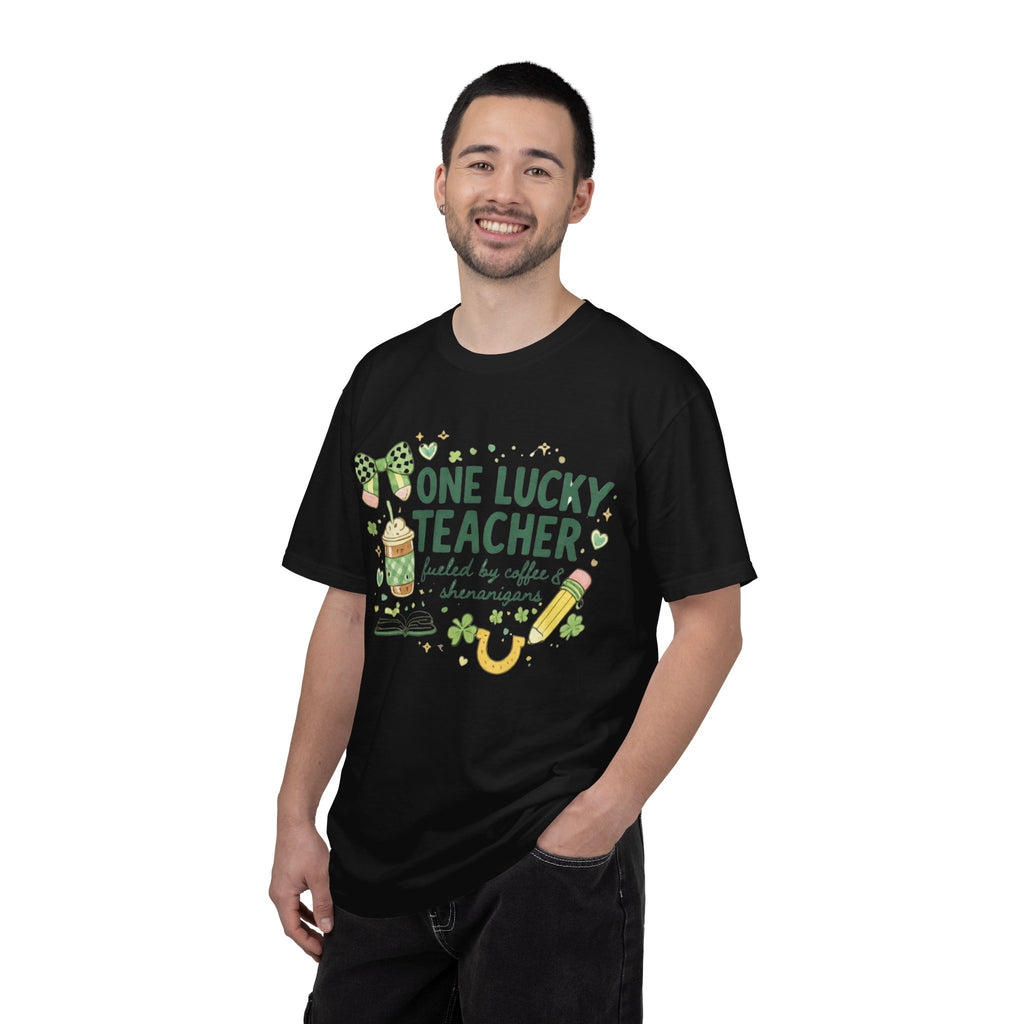 Teacher T-Shirt — "One Lucky Teacher" St. Patrick’s Day Graphic Tee