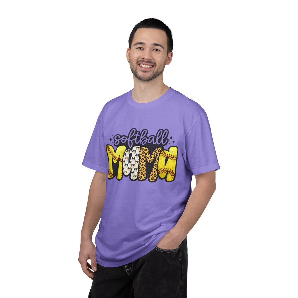 Softball Mom T-Shirt — Leopard & Stitch Graphic Tee