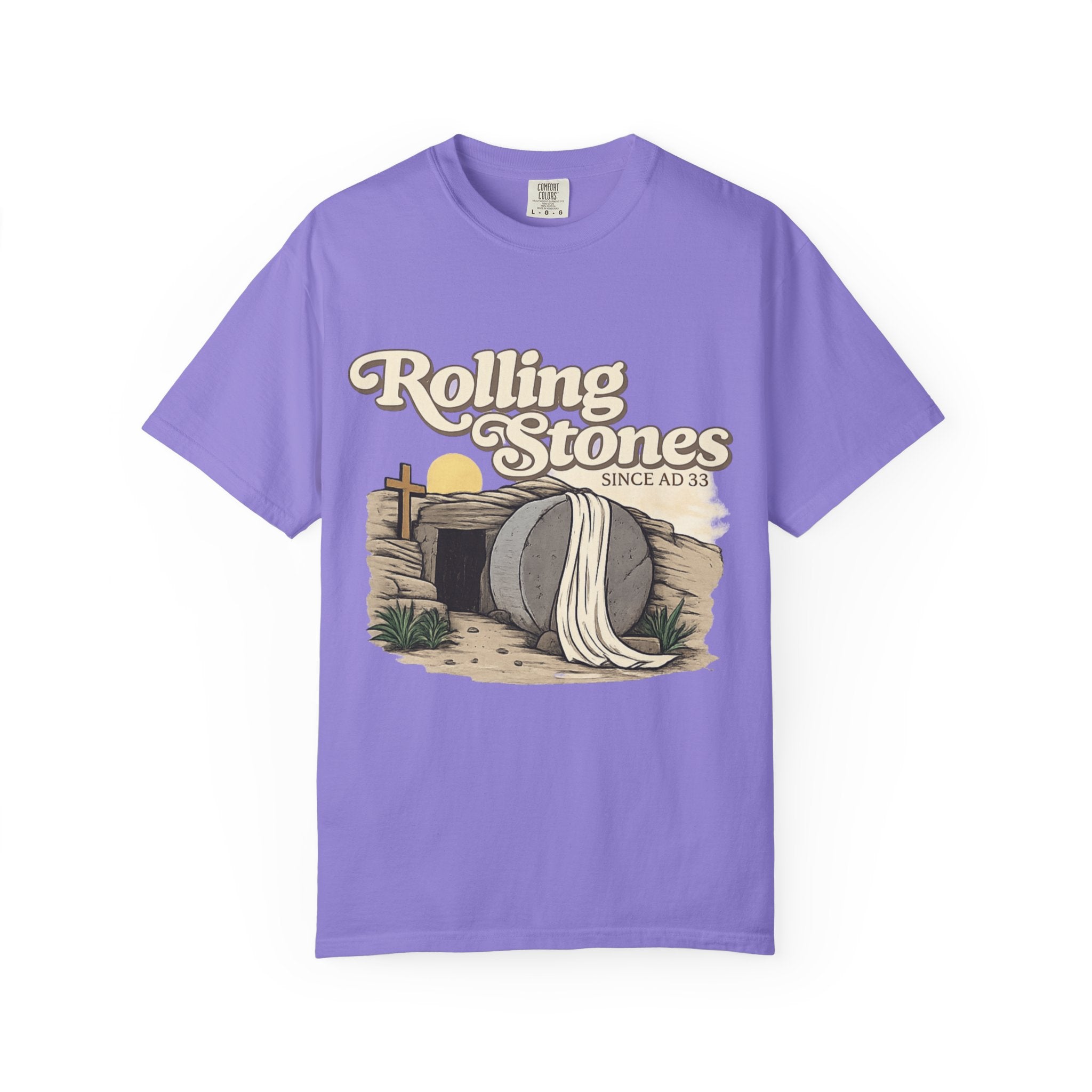 T-Shirt — Vintage 'Rolling Stones' Tomb Design