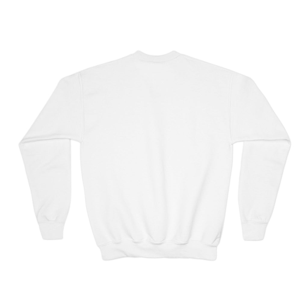 Youth 'Mini' Crewneck Sweatshirt — Leopard Bow Graphic