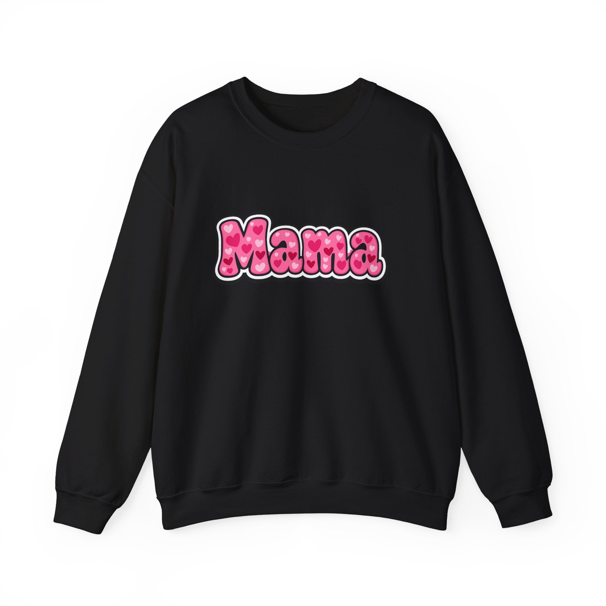 Mama Pink Bubble Letter Crewneck Sweatshirt