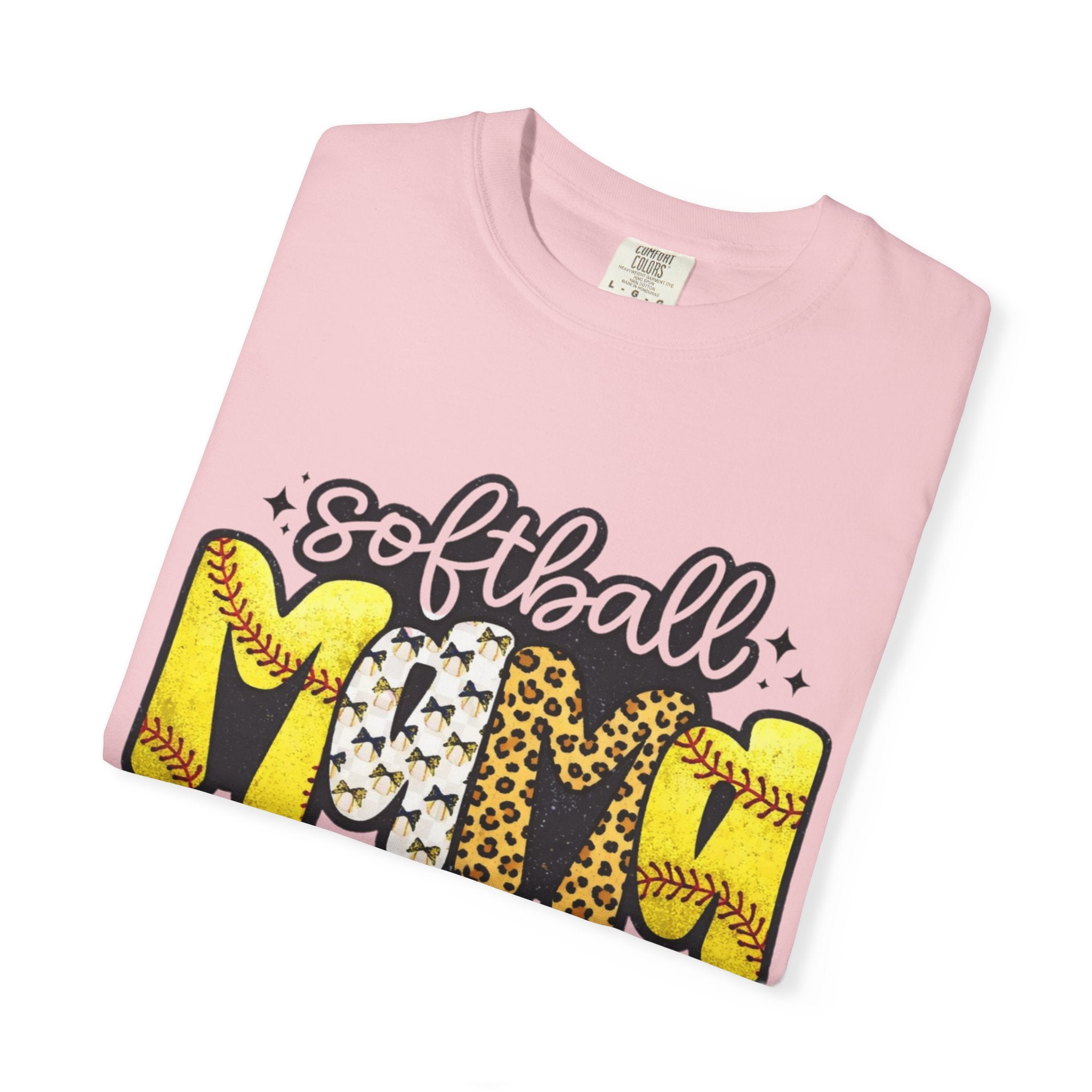 Softball Mom T-Shirt — Leopard & Stitch Graphic Tee