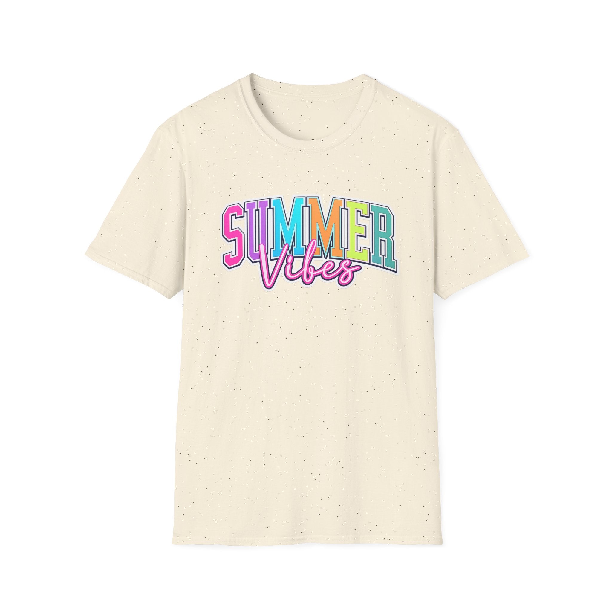 Summer Vibes T-Shirt — Colorful Retro Beach Graphic Tee