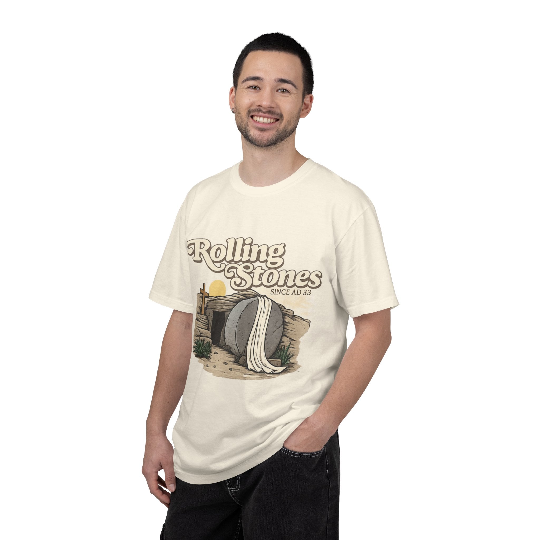 T-Shirt — Vintage 'Rolling Stones' Tomb Design