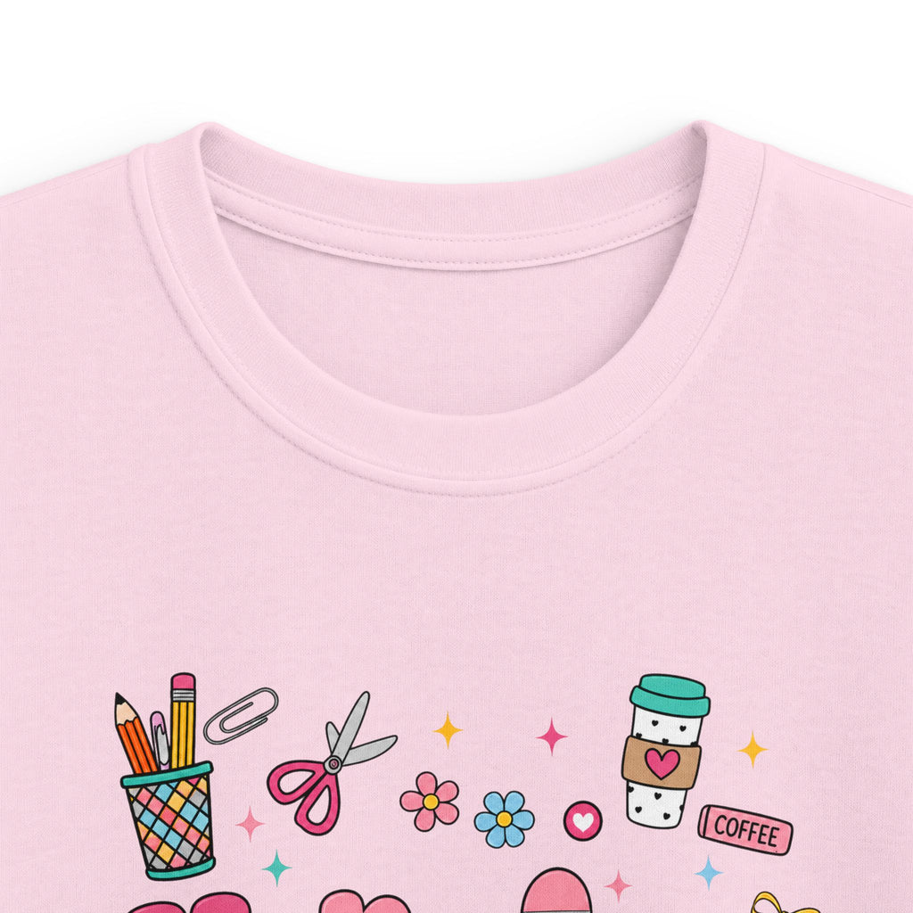 Kids 'Kindergarten' Cute Doodles T-Shirt — Colorful Back-to-School Tee for Girls & Boys