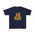 Kids Cowboy Boots & Sunflowers T-Shirt — Western Farmyard Tee for Children