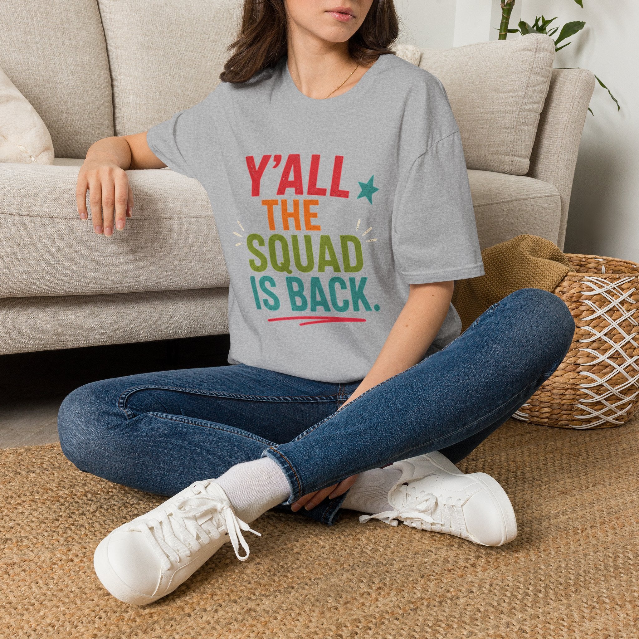 Y'all The Squad Is Back T-Shirt — Retro Colorful Reunion Tee