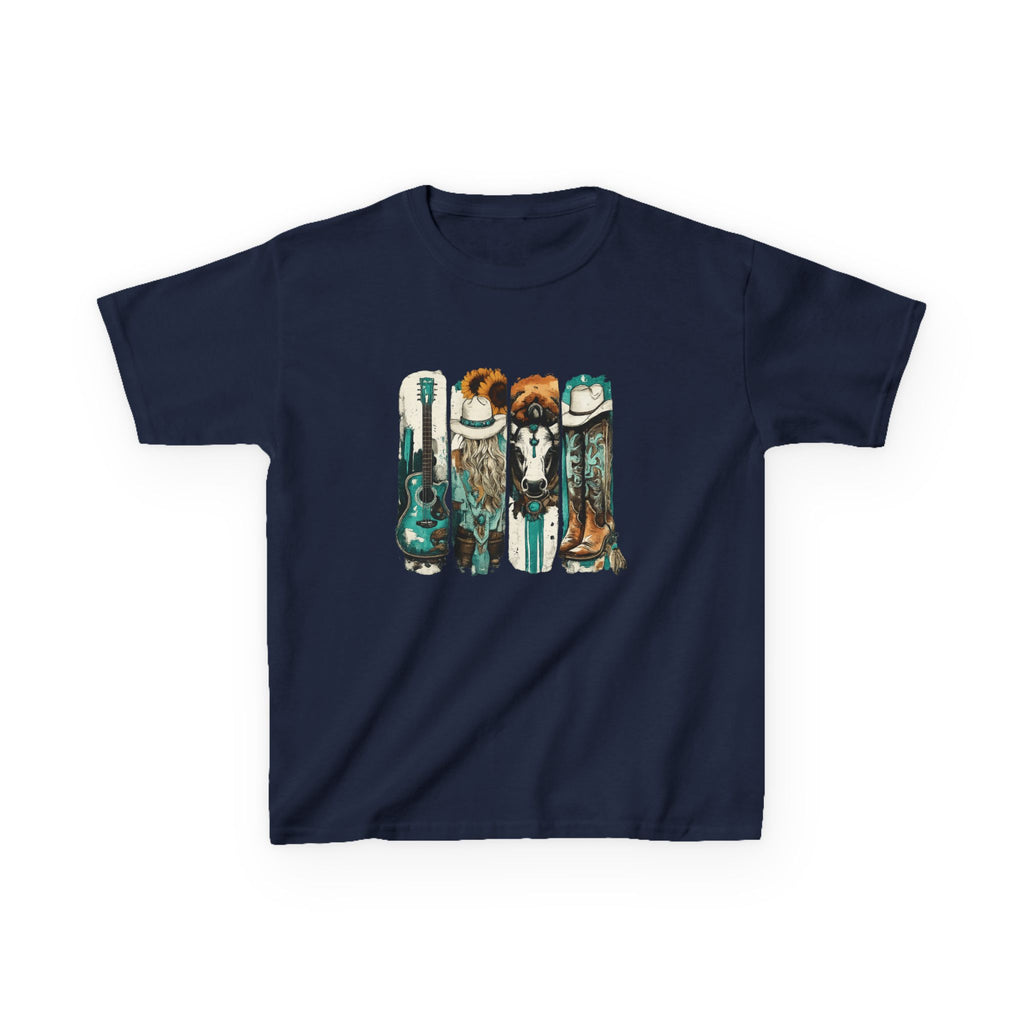 Kids Surfboard Dogs T‑Shirt – Cute Beach Pup Graphic Tee for Kids