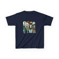 Kids Surfboard Dogs T‑Shirt – Cute Beach Pup Graphic Tee for Kids
