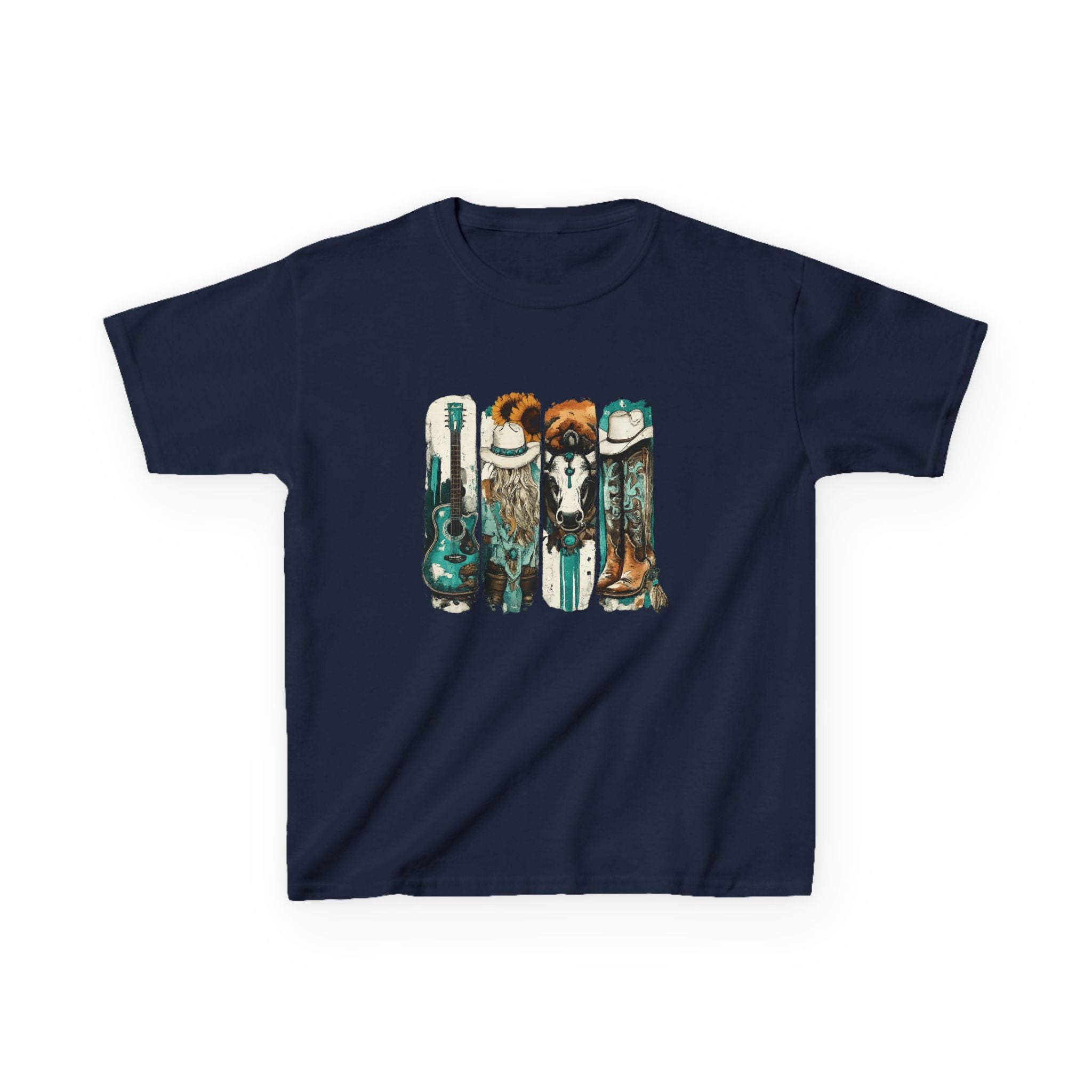 Kids Surfboard Dogs T‑Shirt – Cute Beach Pup Graphic Tee for Kids