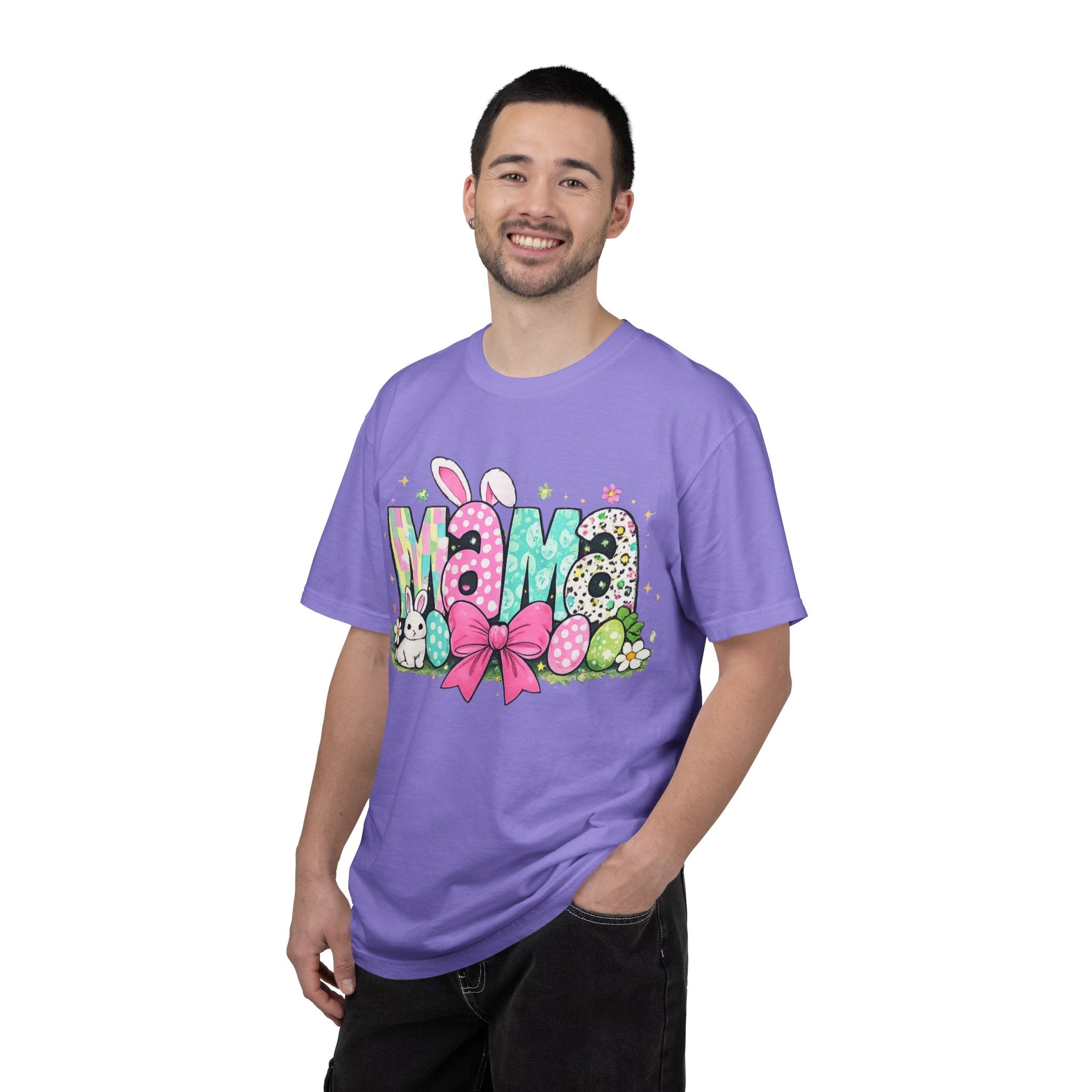 Mama Easter T-Shirt — Pastel Bunny & Egg Spring Shirt