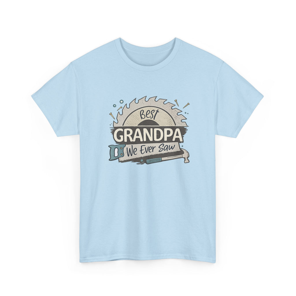 Grandpa T-Shirt — "Best Grandpa We Ever Saw" Vintage Gift Tee for Father’s Day
