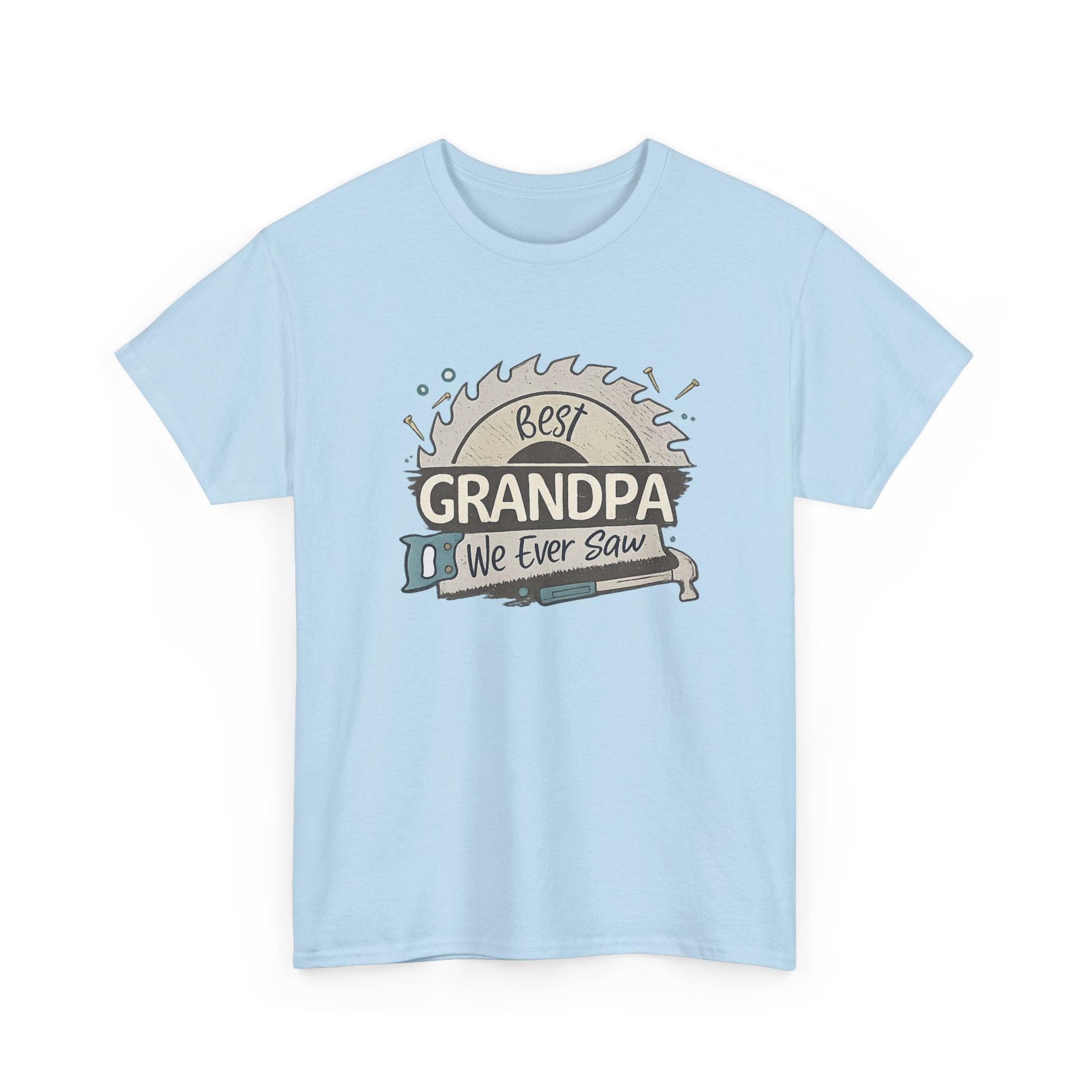 Grandpa T-Shirt — "Best Grandpa We Ever Saw" Vintage Gift Tee for Father’s Day