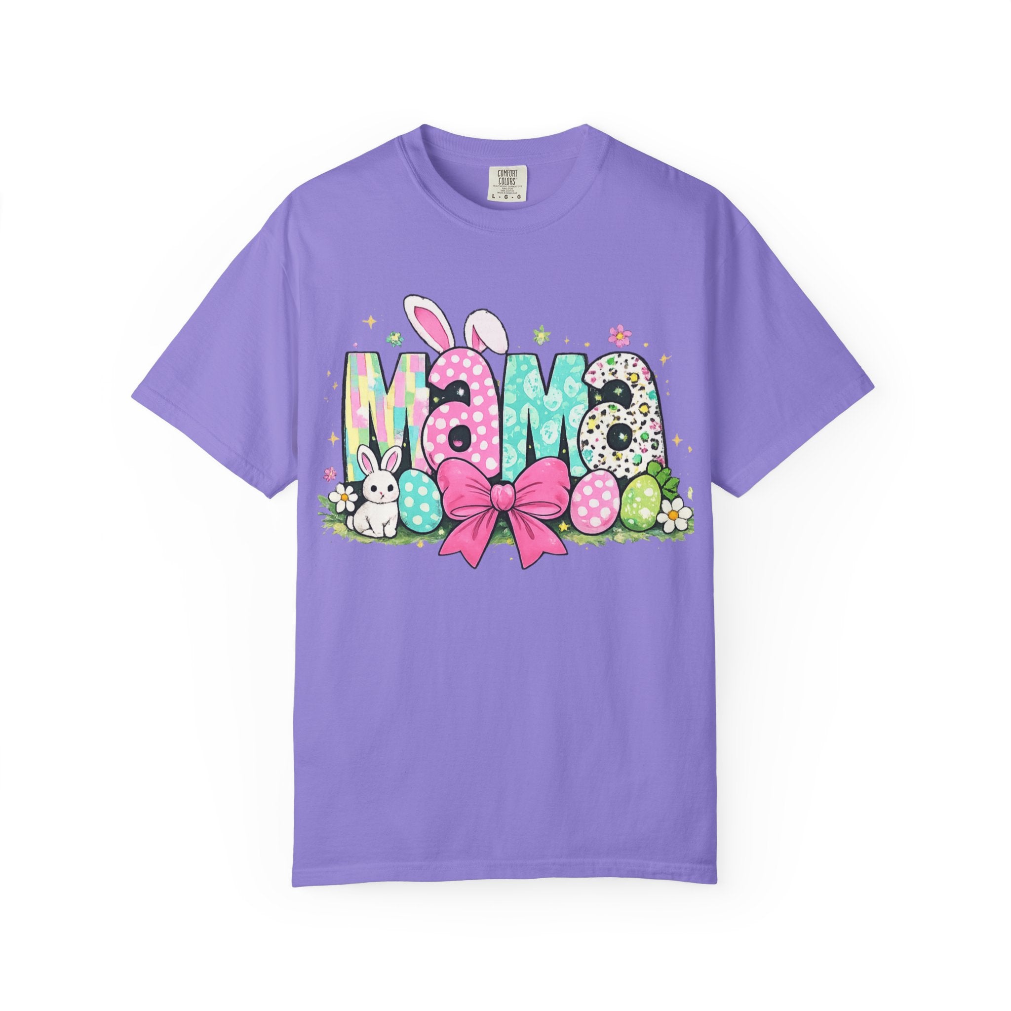 Mama Easter T-Shirt — Pastel Bunny & Egg Spring Shirt