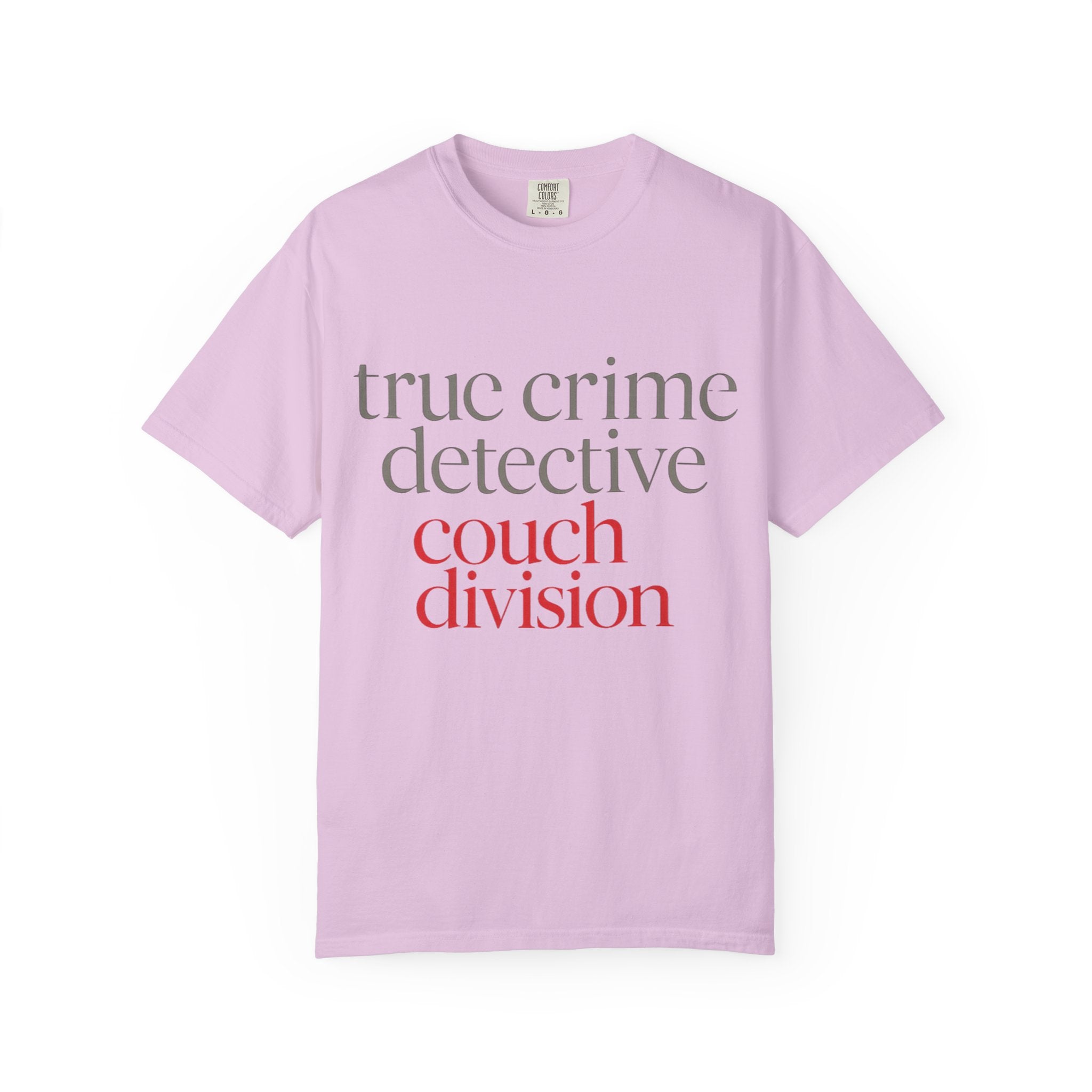 True Crime Detective Couch Division T-Shirt