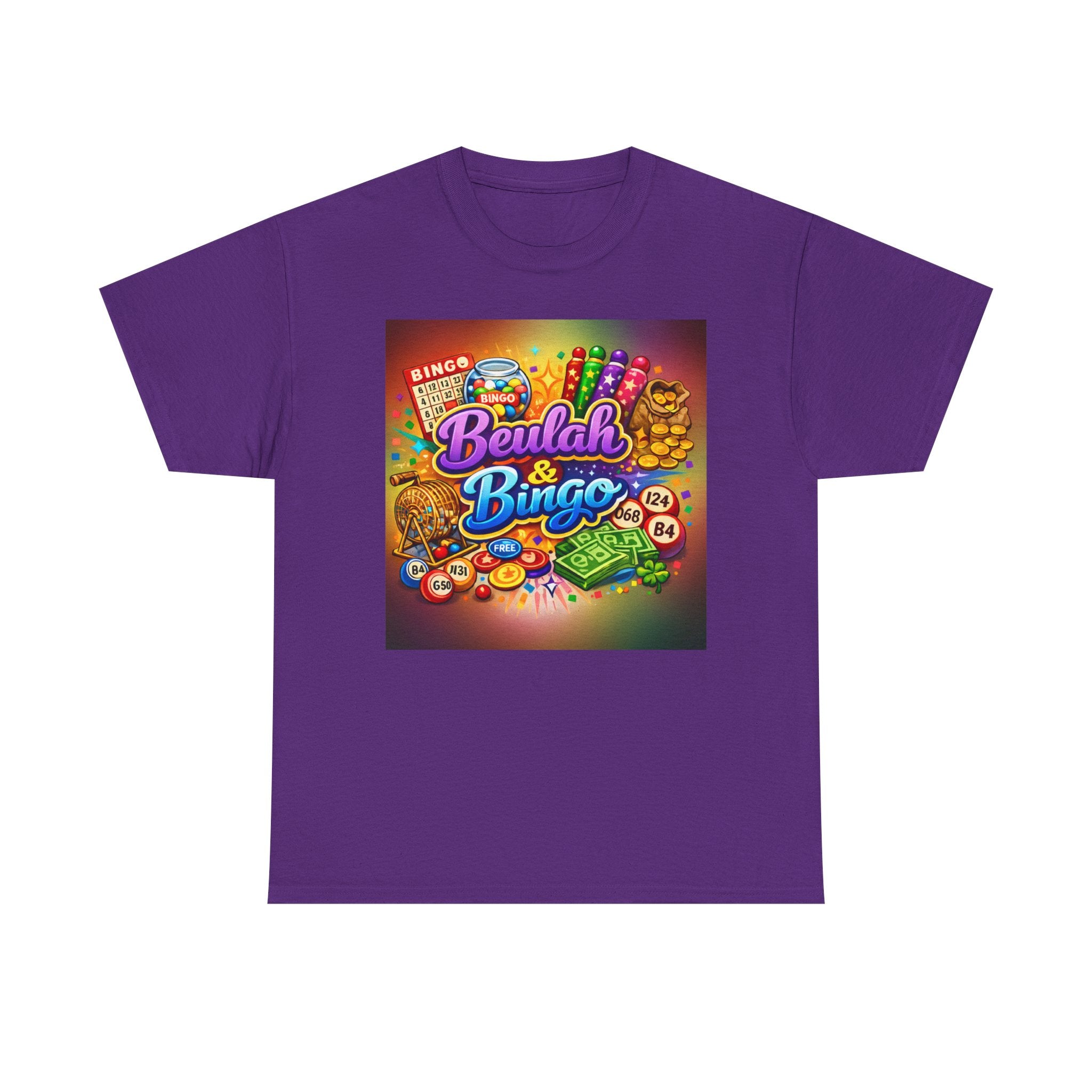 Berlah & Bingo T-Shirt — Retro Colorful Bingo Game Tee