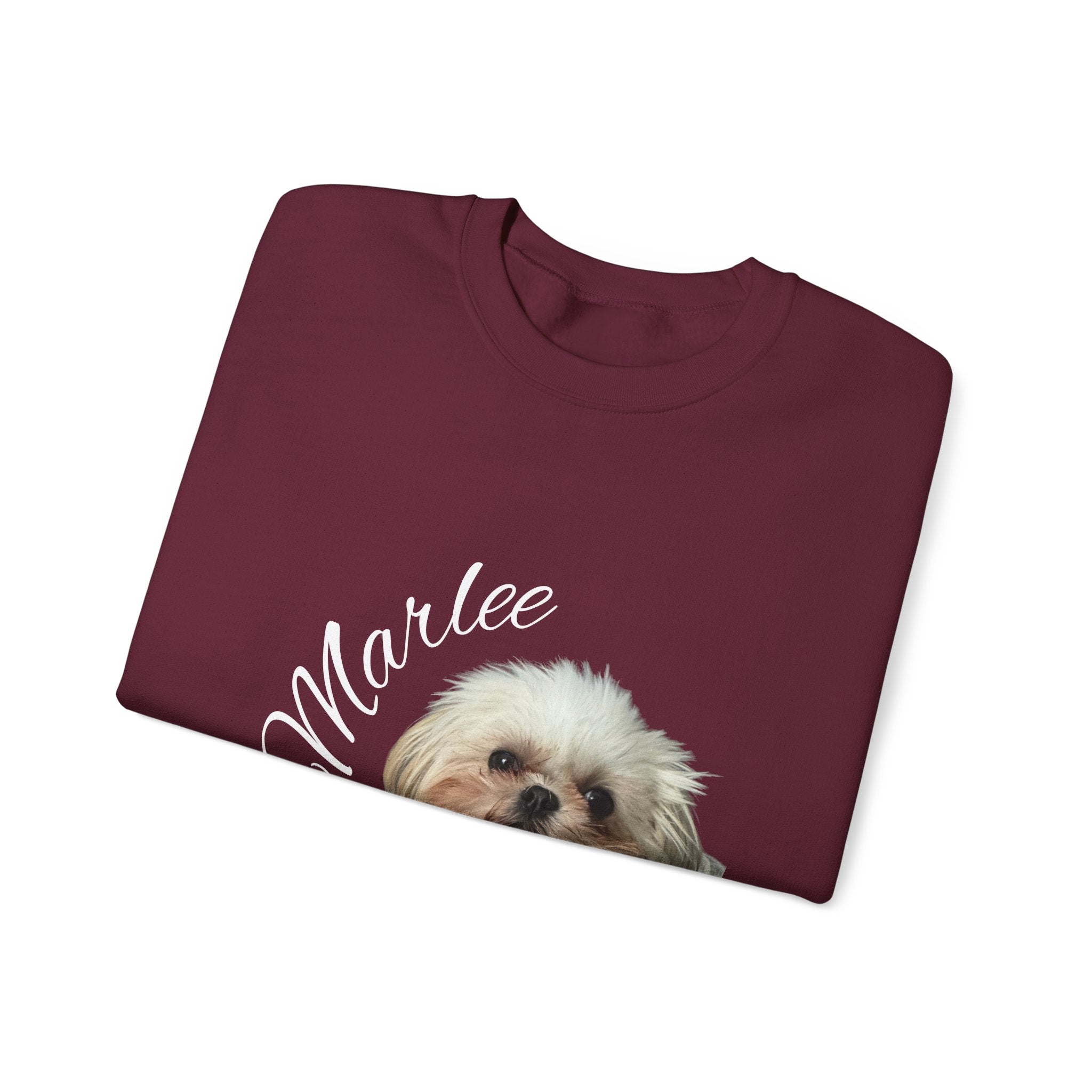 Cute Shih Tzu Puppy Crewneck Sweatshirt — Cozy Dog Lover Pullover