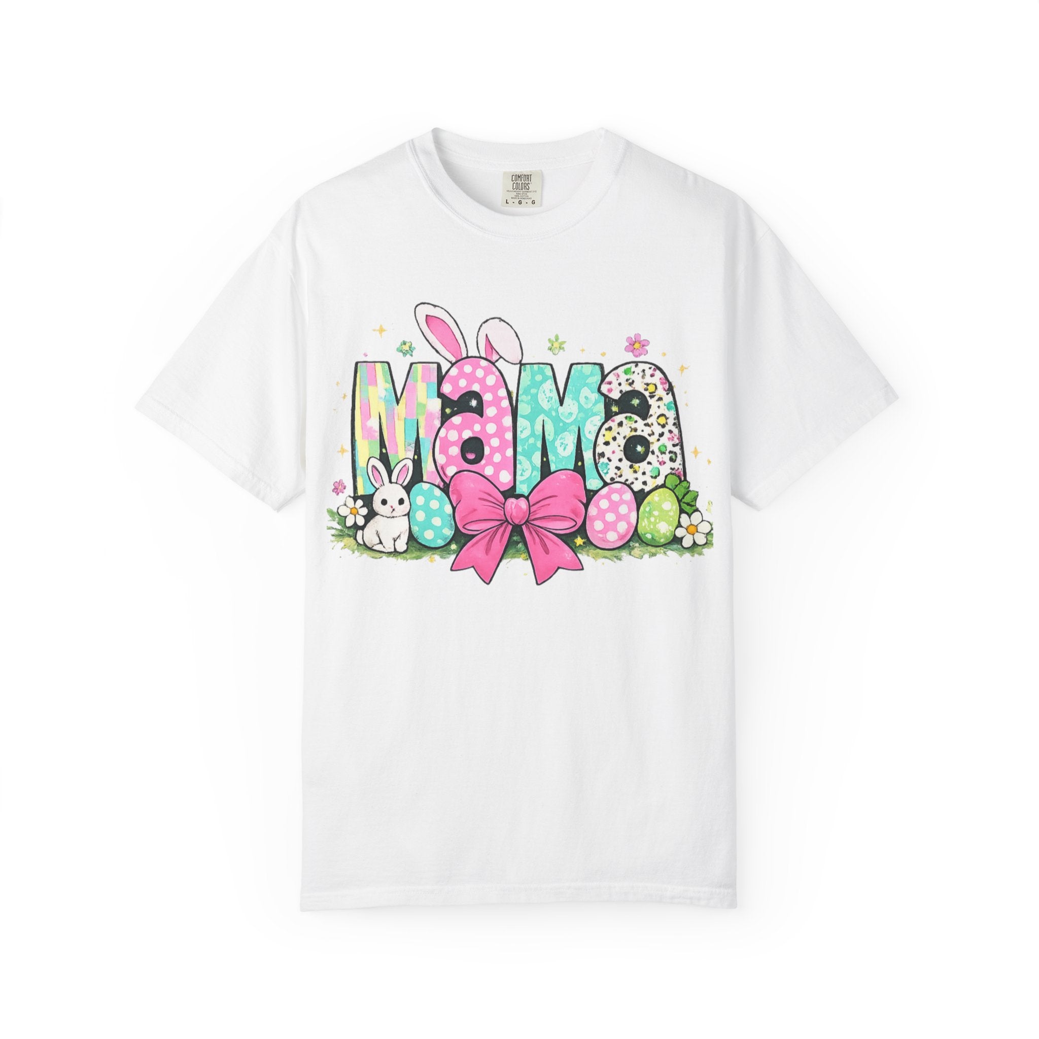 Mama Easter T-Shirt — Pastel Bunny & Egg Spring Shirt