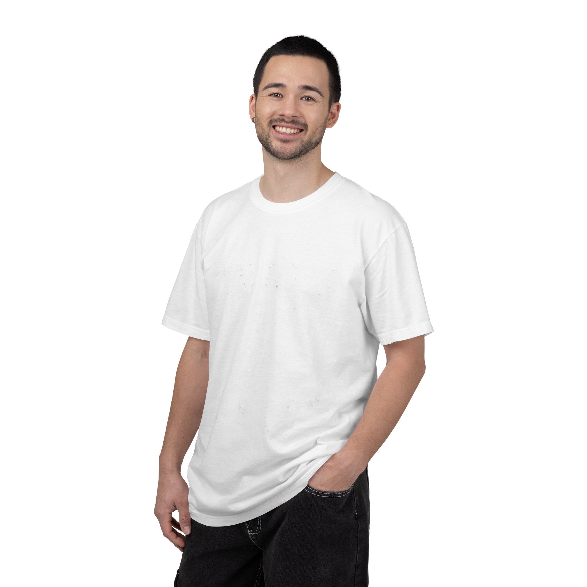 Classic White Garment-Dyed T‑Shirt
