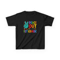 Peace Out 1st Grade Kids T‑Shirt — Colorful End‑of‑School Graduation Tee