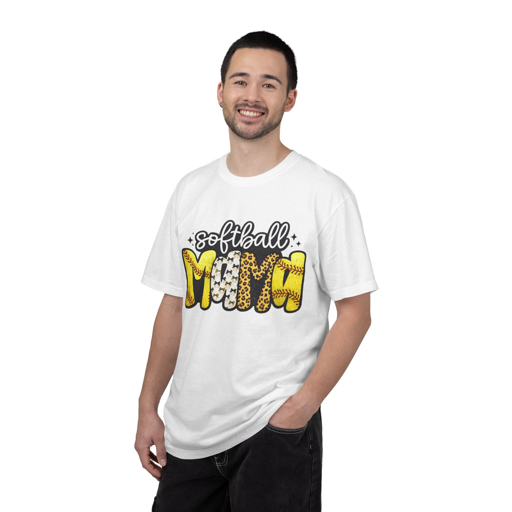 Softball Mom T-Shirt — Leopard & Stitch Graphic Tee