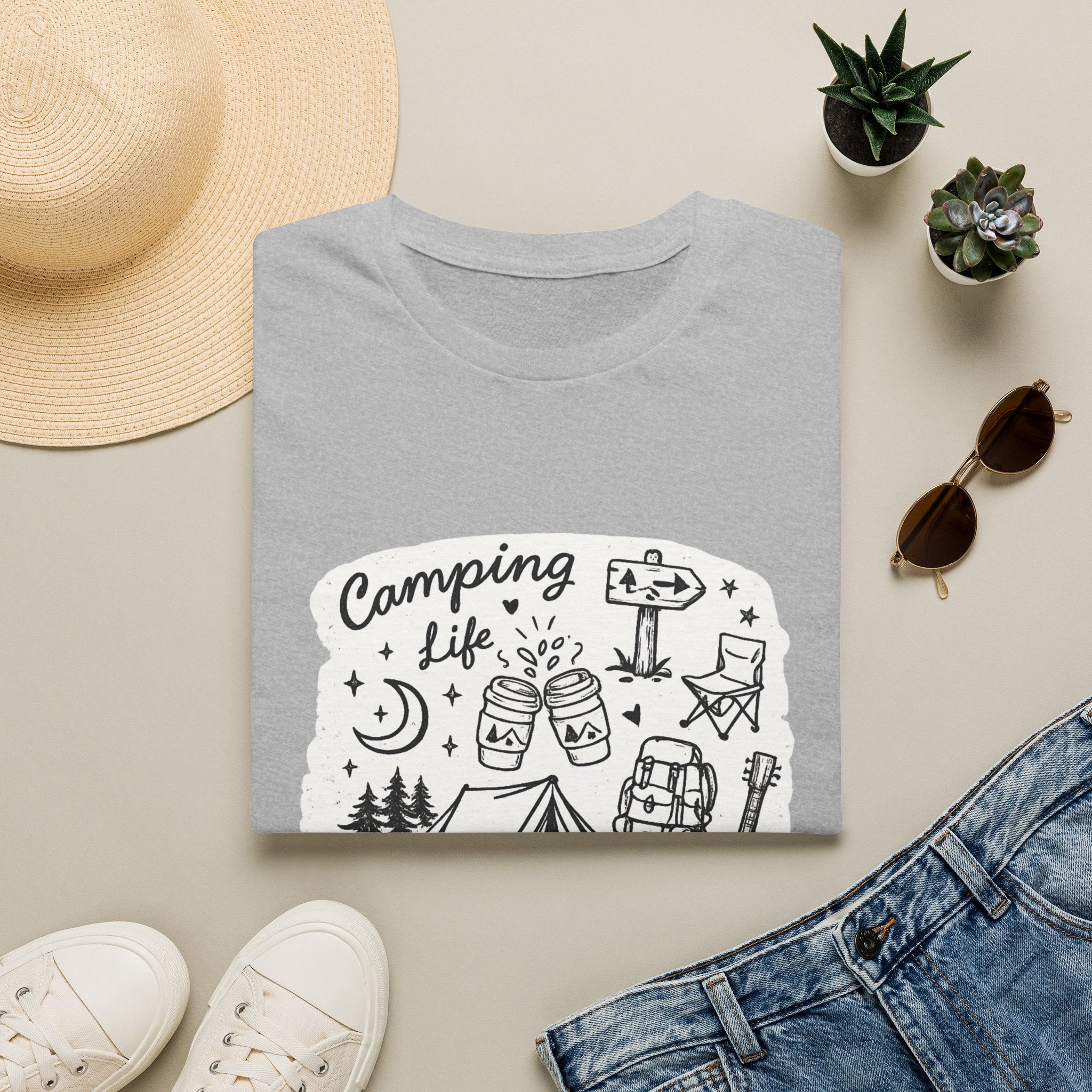 Camping Life T-Shirt — 'Camping Life is the Best Life' Graphic Tee for Outdoor Lovers