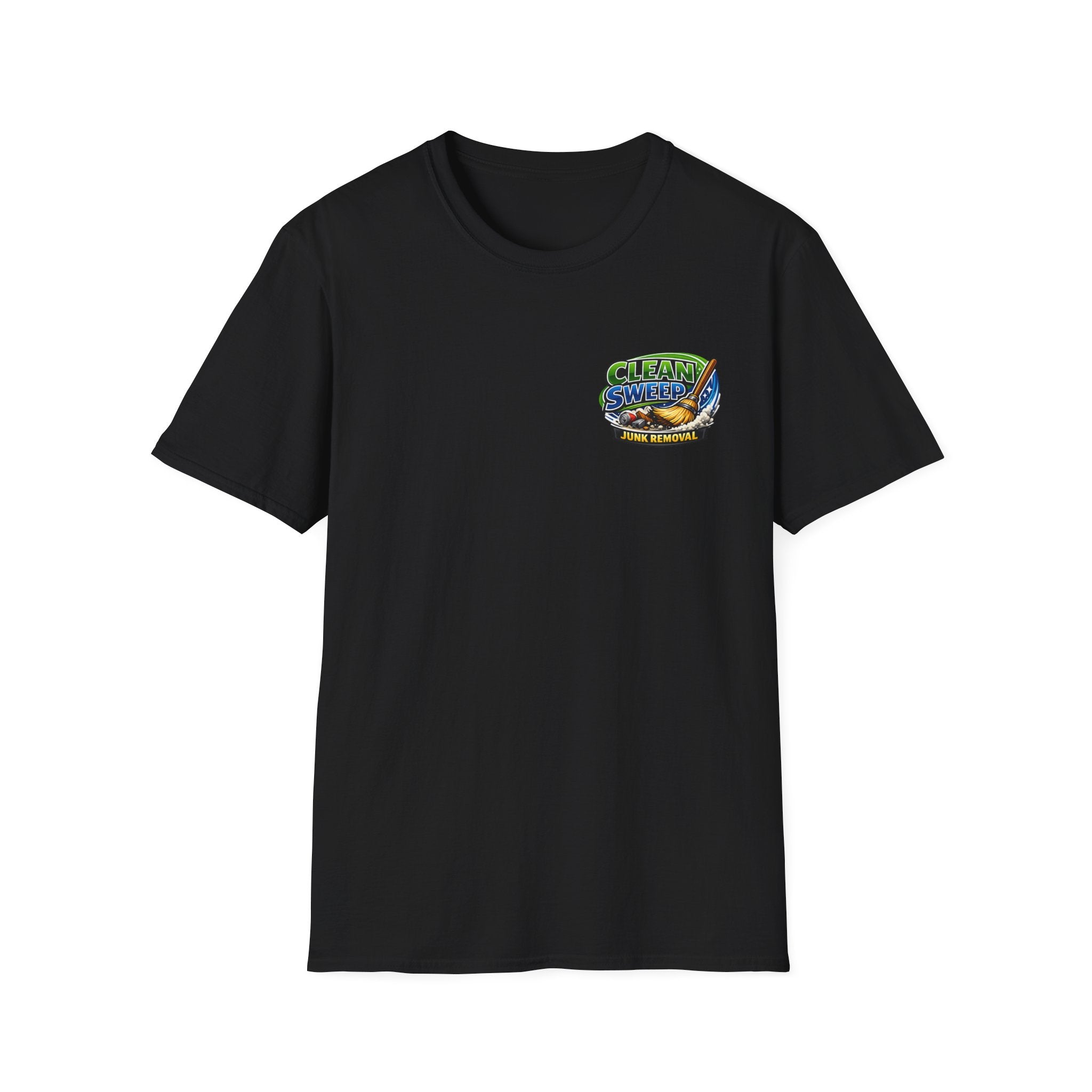 Clean Sweep Junk Removal T-Shirt - Logo Tee for Cleanup Crews