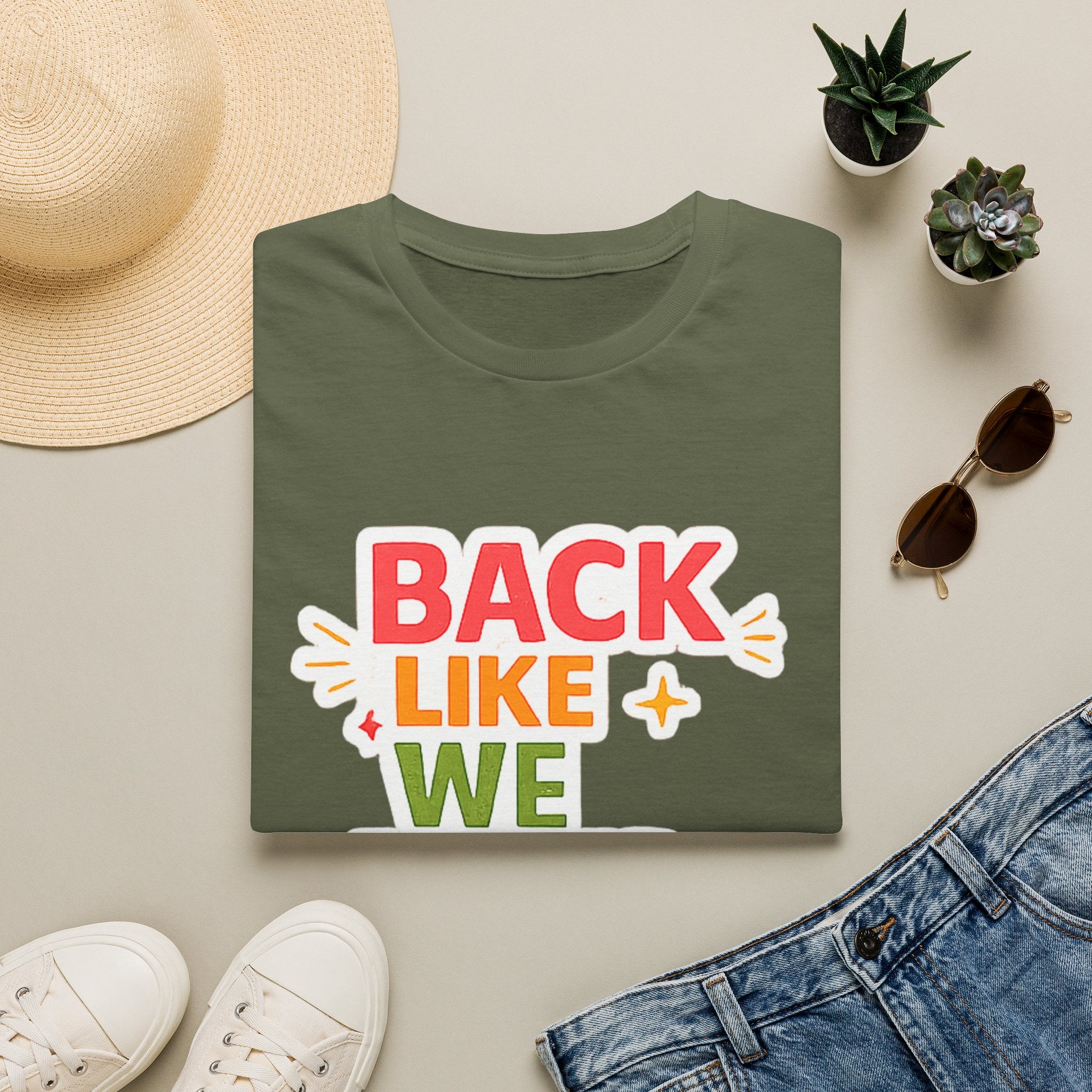 Back Like We Never Left T-Shirt — Retro Bold Reunion Tee