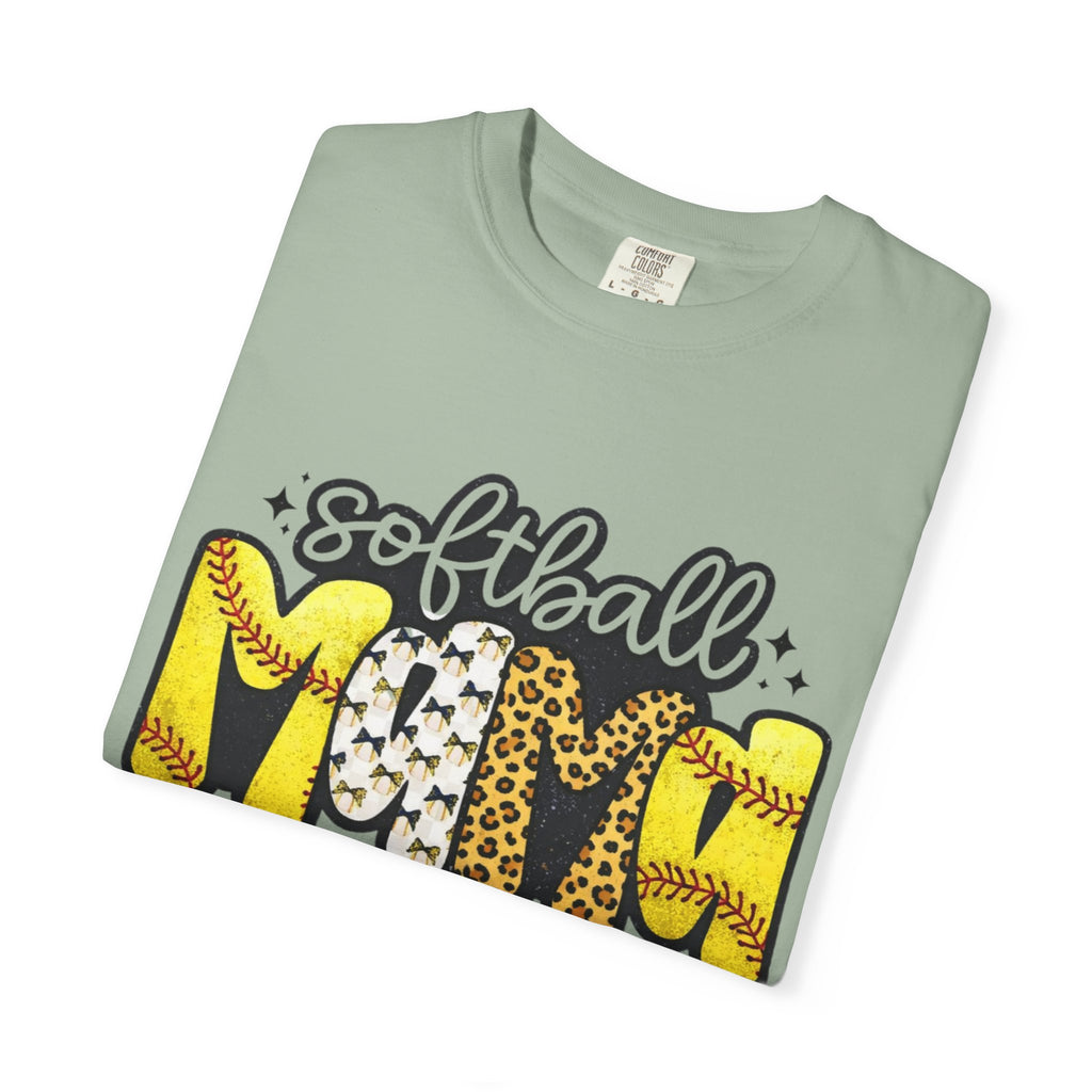 Softball Mom T-Shirt — Leopard & Stitch Graphic Tee