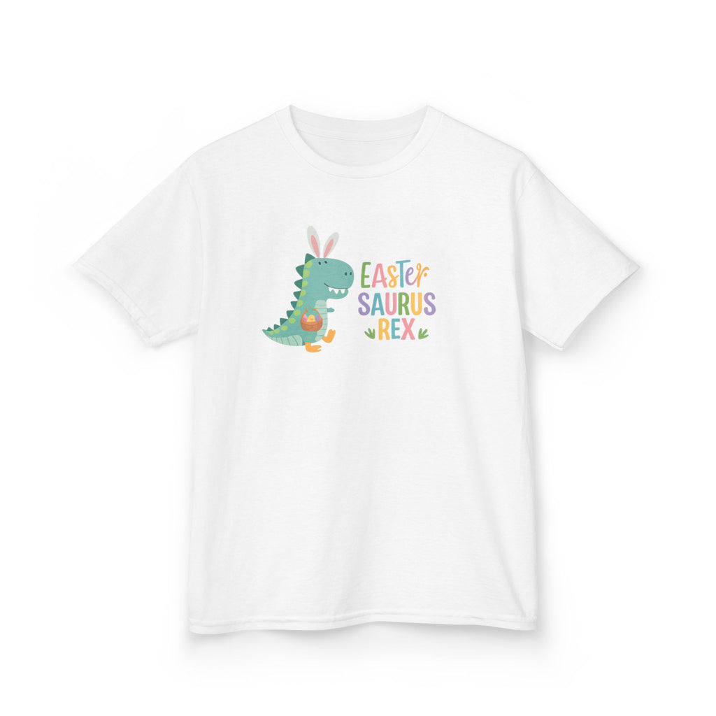 Kids T-Shirt — "Easter Saurus Rex" Cute Easter Dinosaur Tee