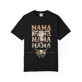 Mama Cow Skull Graphic T-Shirt — Western Boho Mom Tee