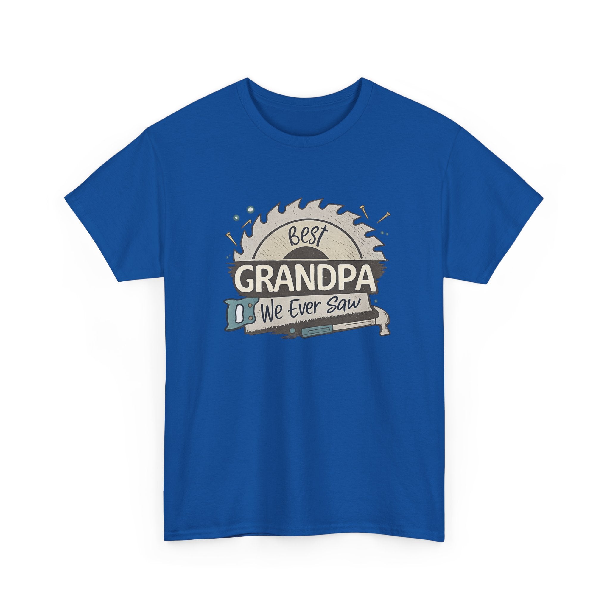 Grandpa T-Shirt — "Best Grandpa We Ever Saw" Vintage Gift Tee for Father’s Day