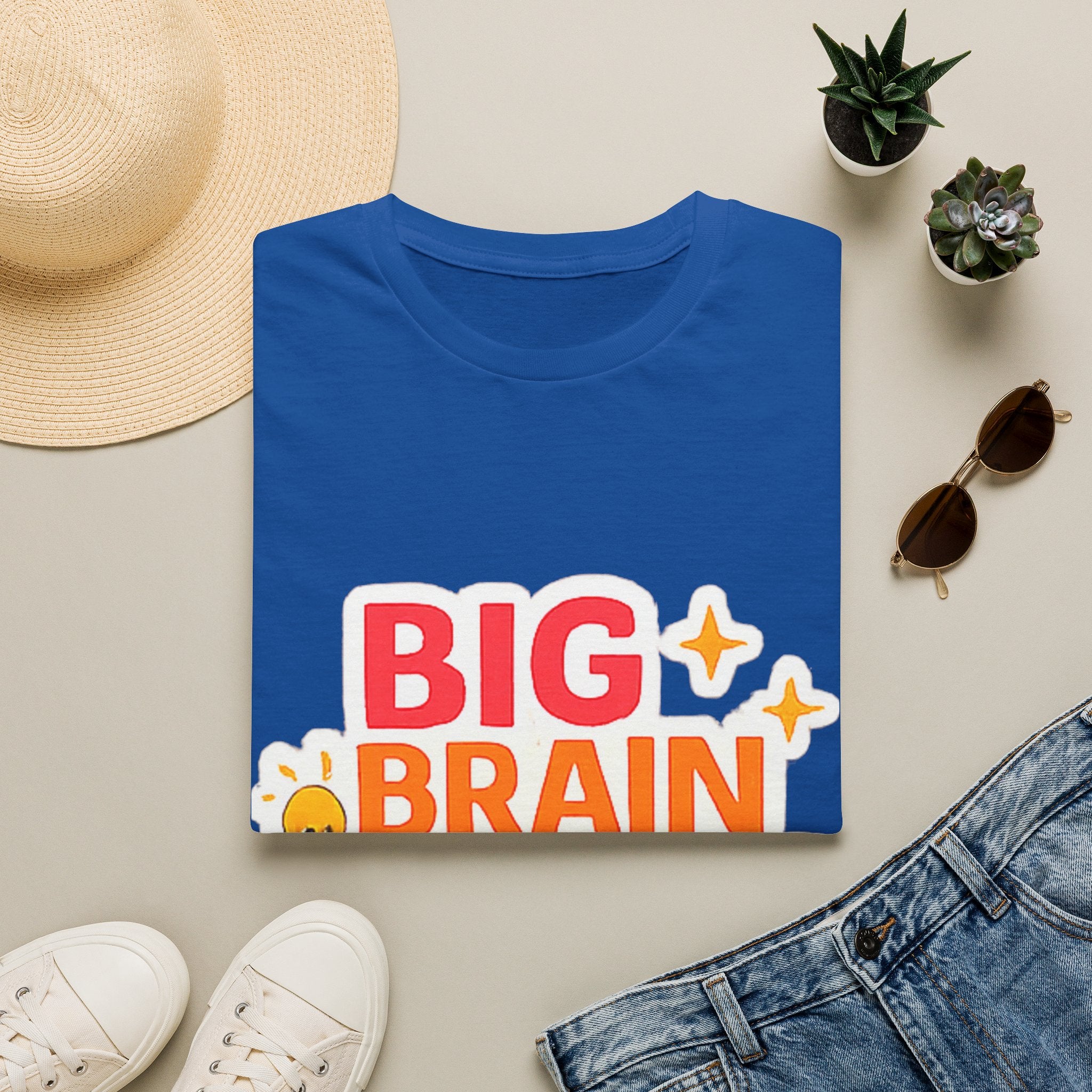 Big Brain Energy T-Shirt — Funny Motivational Graphic Tee