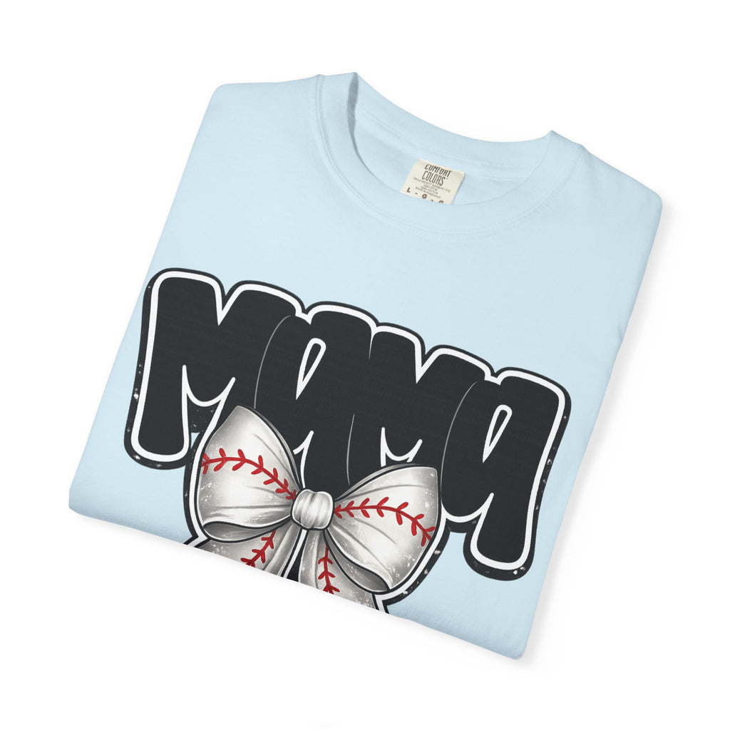 Mama Baseball Bow T-Shirt