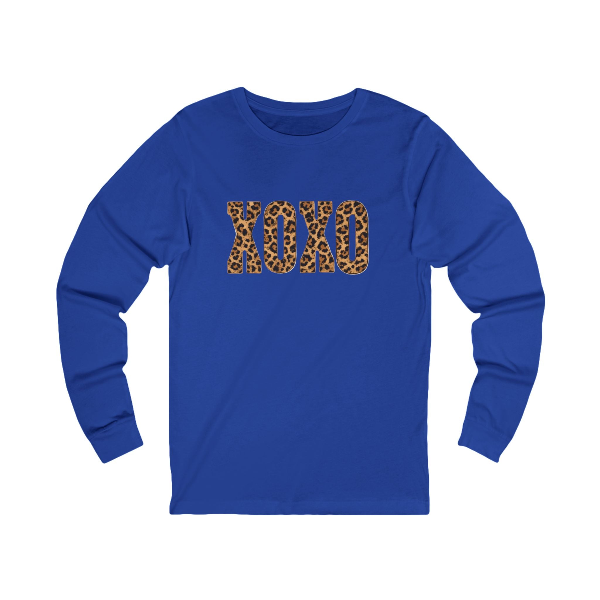 Leopard XOXO Long Sleeve Tee