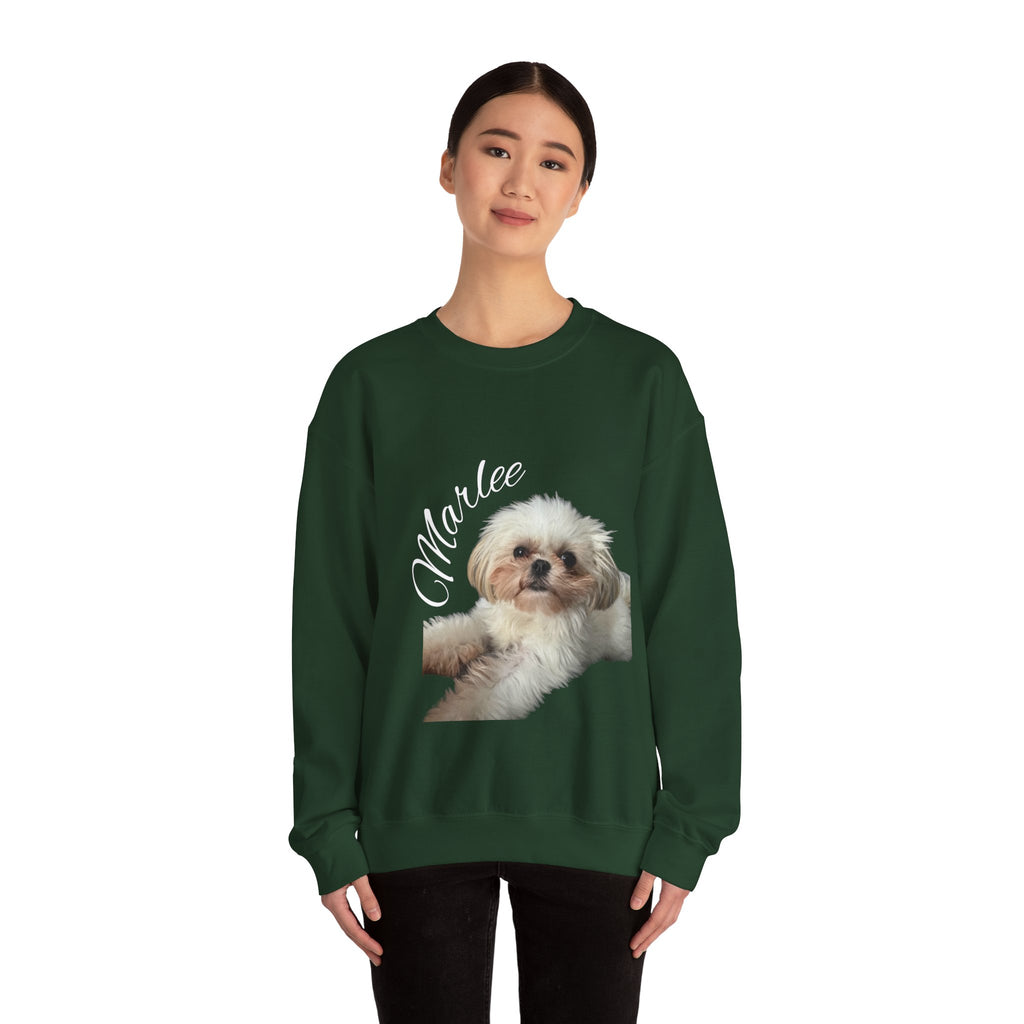 Cute Shih Tzu Puppy Crewneck Sweatshirt — Cozy Dog Lover Pullover