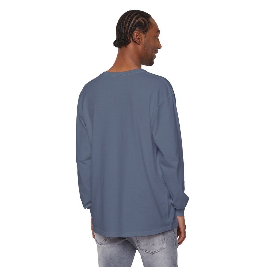Bluebirds Crew Long Sleeve T‑Shirt — Retro Layered School Spirit Design