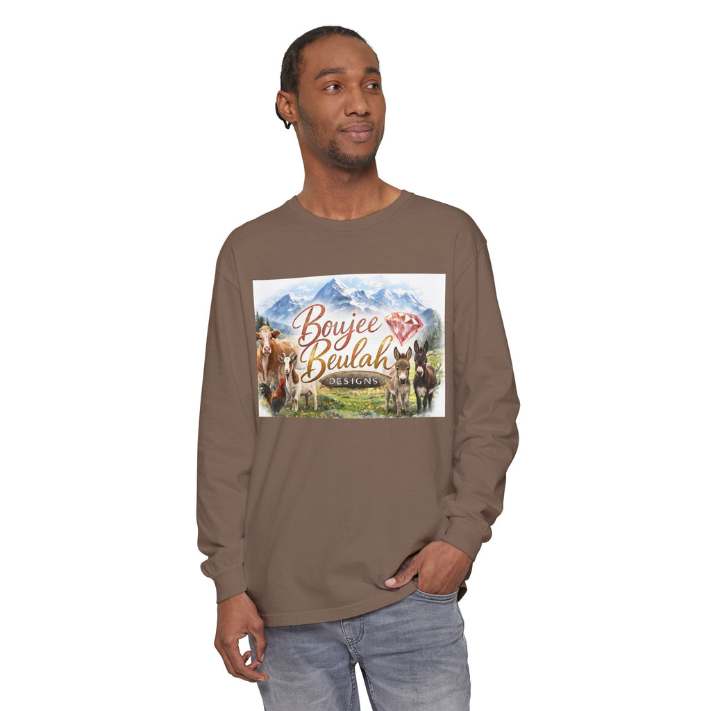 Boujee Beulah Farm Crew Long Sleeve T-Shirt