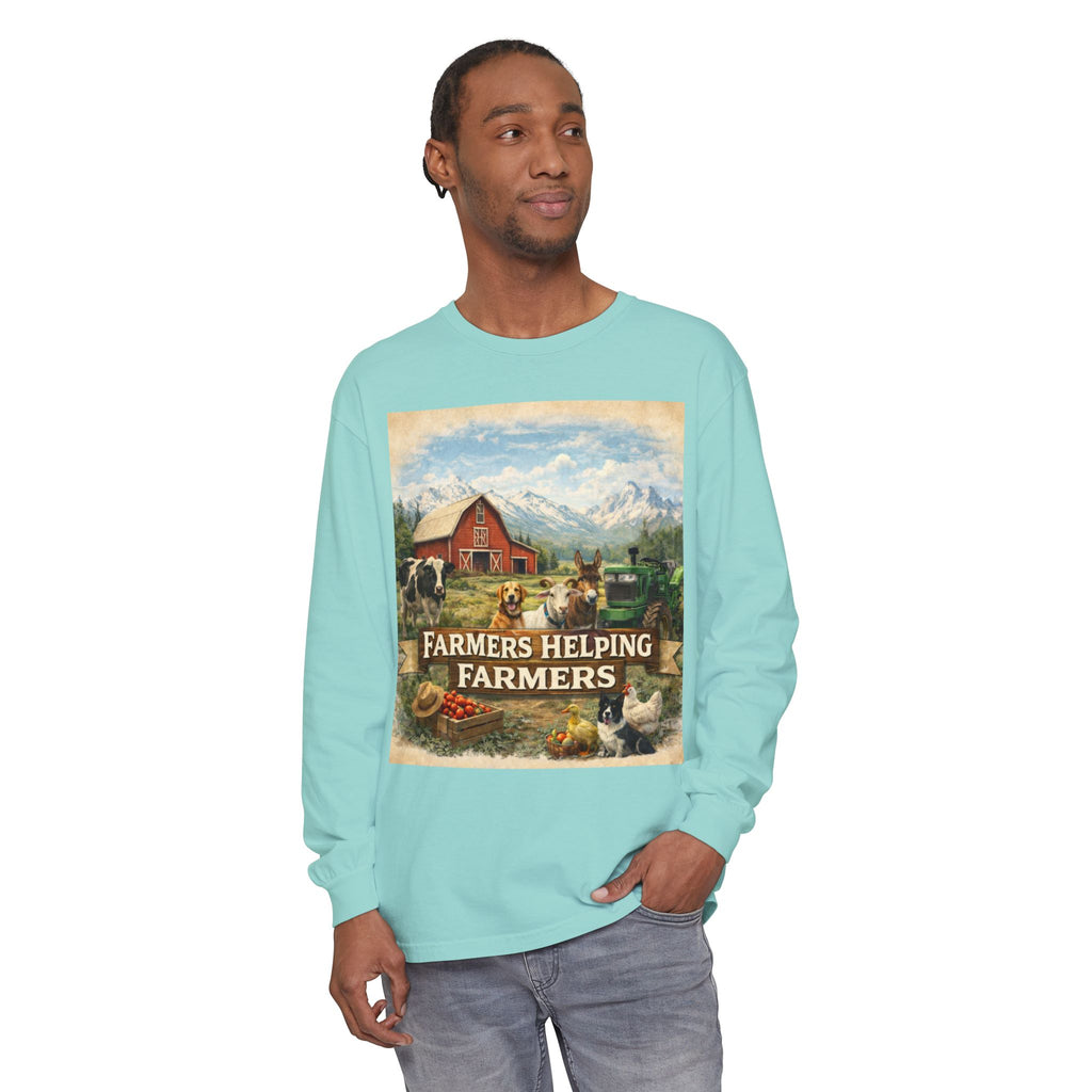 Farmers Helping Farmers Long Sleeve Tee
