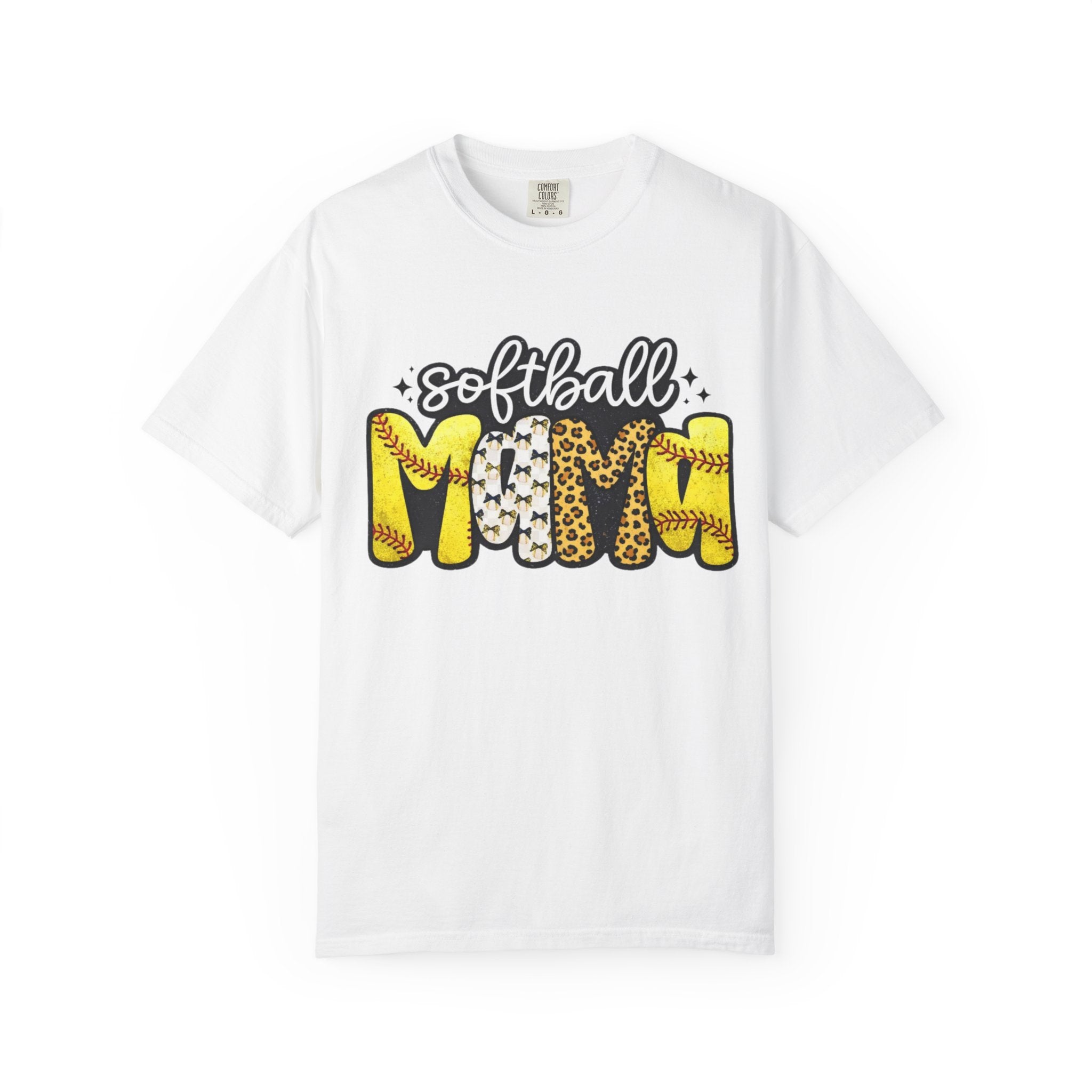 Softball Mom T-Shirt — Leopard & Stitch Graphic Tee