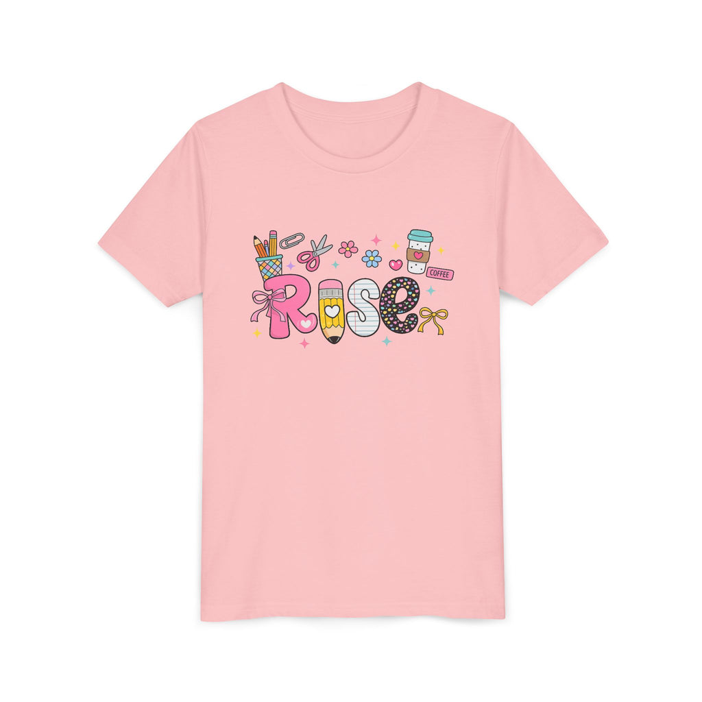 Youth Tee — Cute Personalized "Rose" Name Graphic Shirt for Kids